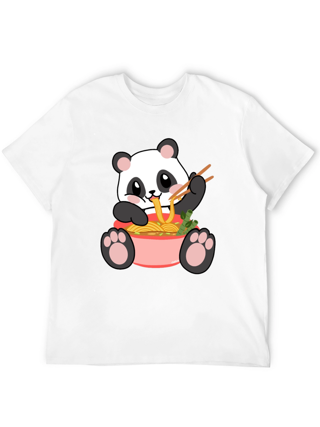 Panda Ramen Graphic Tee - Kawaii Comfort