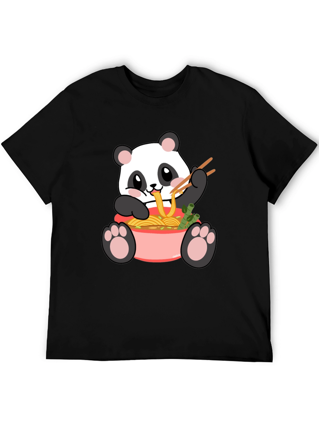 Panda Ramen Graphic Tee - Kawaii Comfort