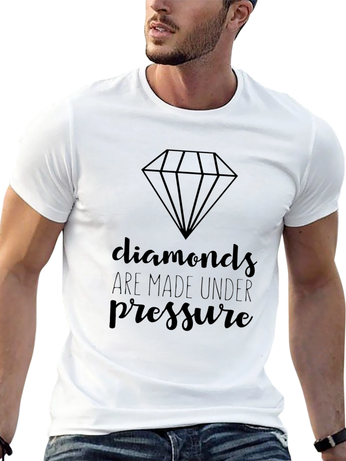 Diamonds Made Under Pressure Graphic T-Shirt