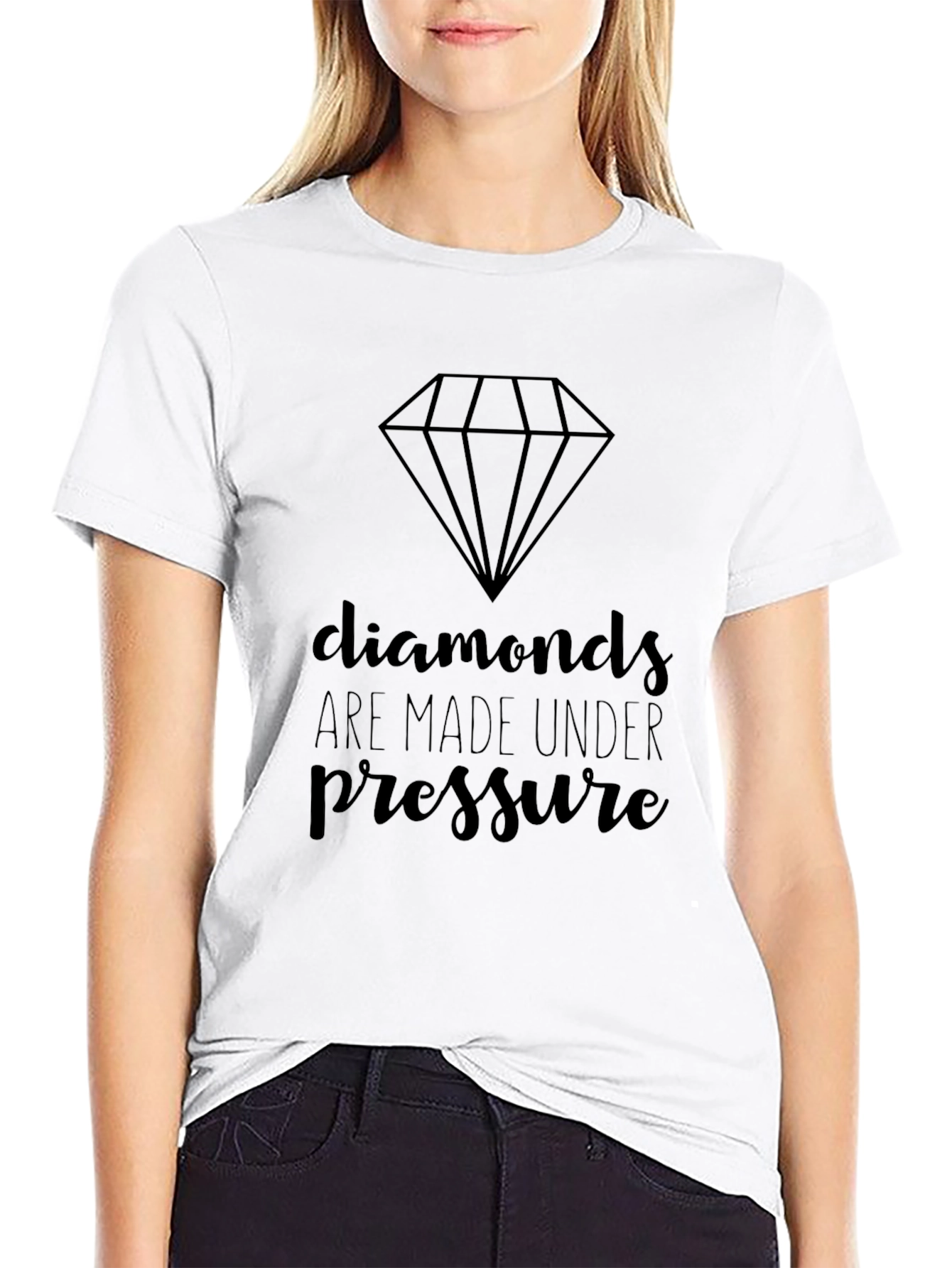 Diamonds Made Under Pressure Graphic T-Shirt