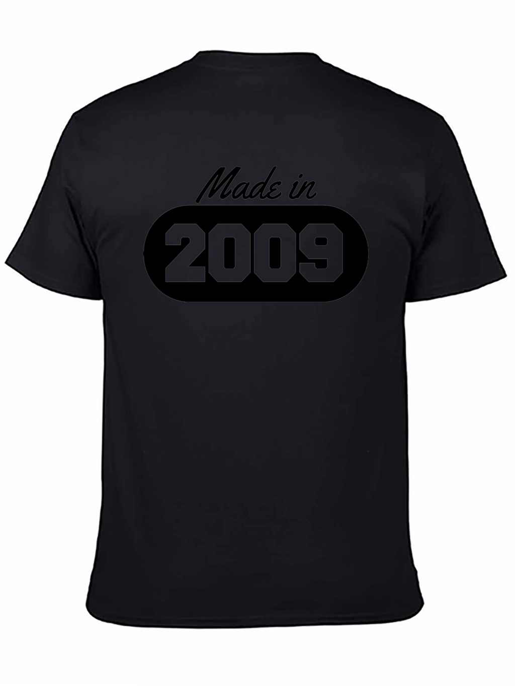 Made in 2009 Black T-Shirt