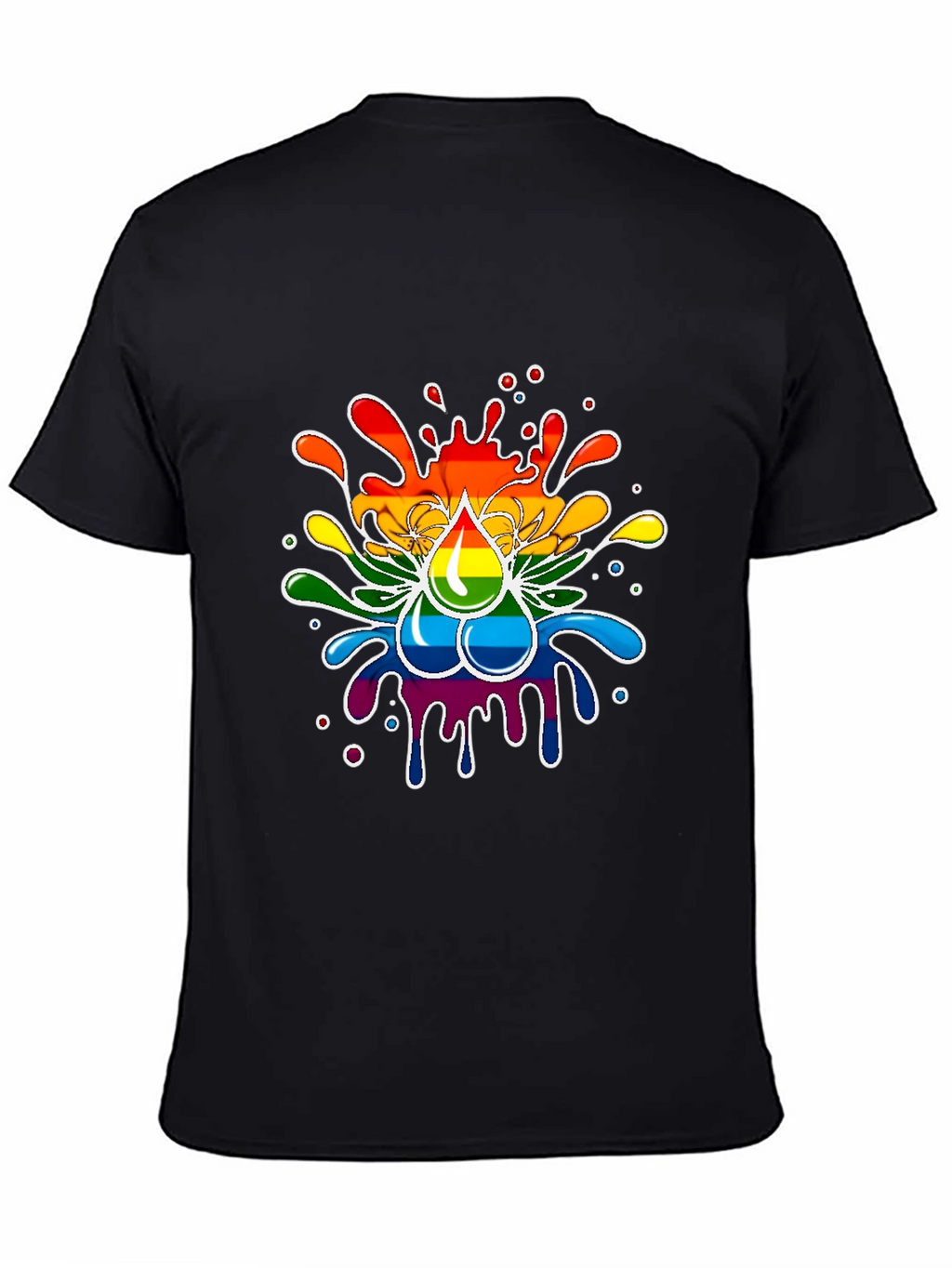 Rainbow Splash T-Shirt - Pride Inspired Design
