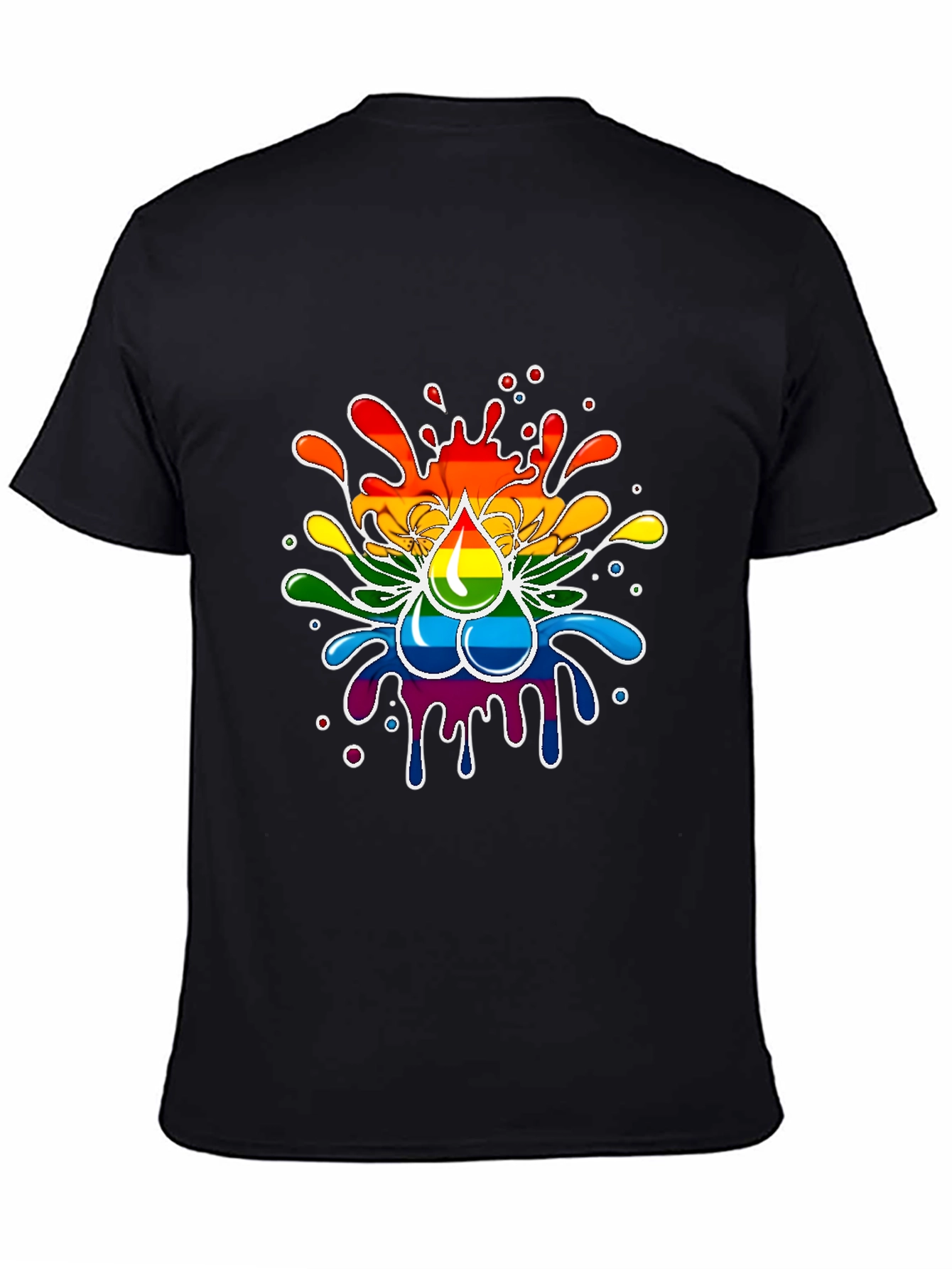 Rainbow Splash T-Shirt - Pride Inspired Design