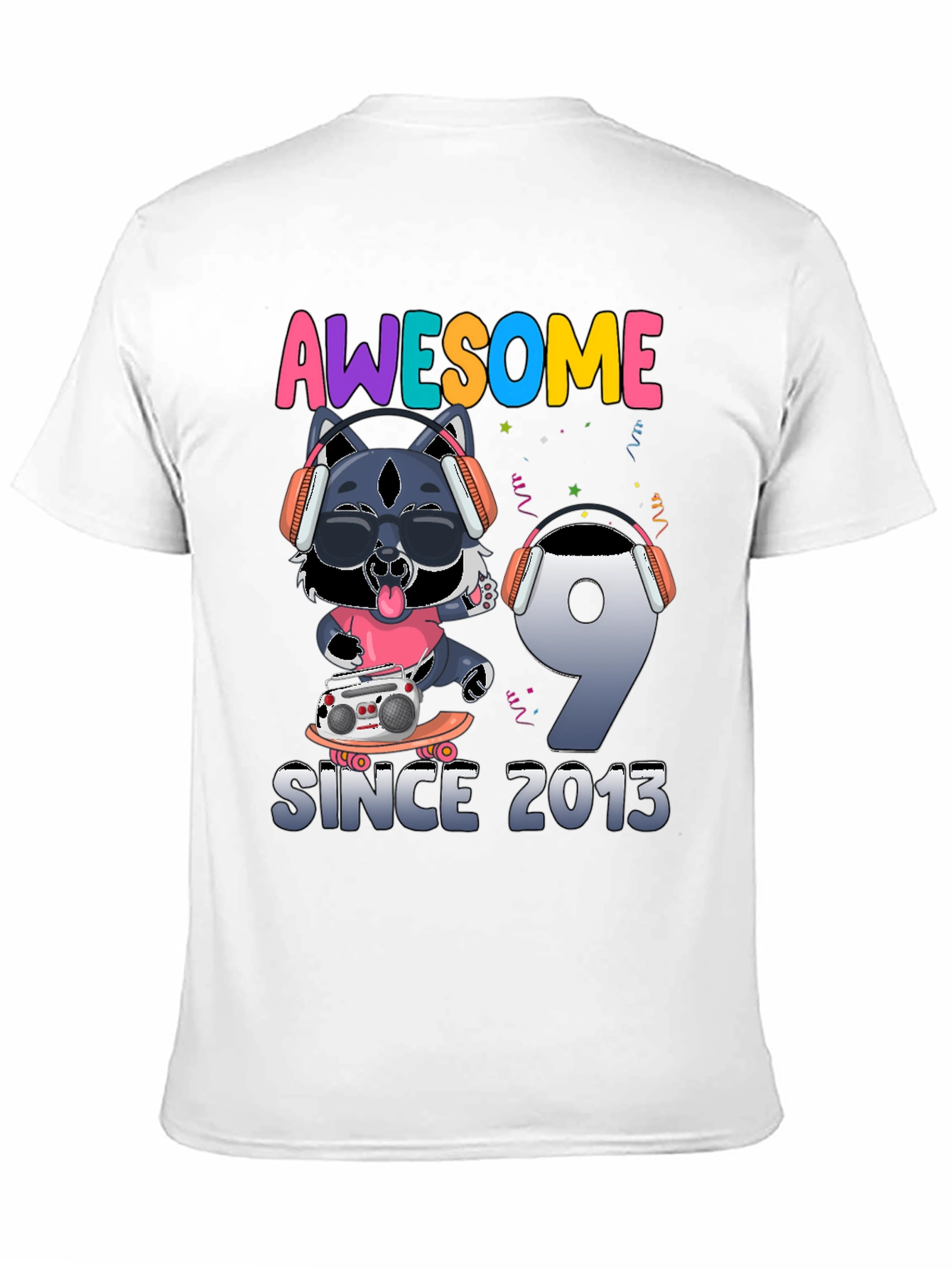 Awesome Since 2013 Birthday T-Shirt