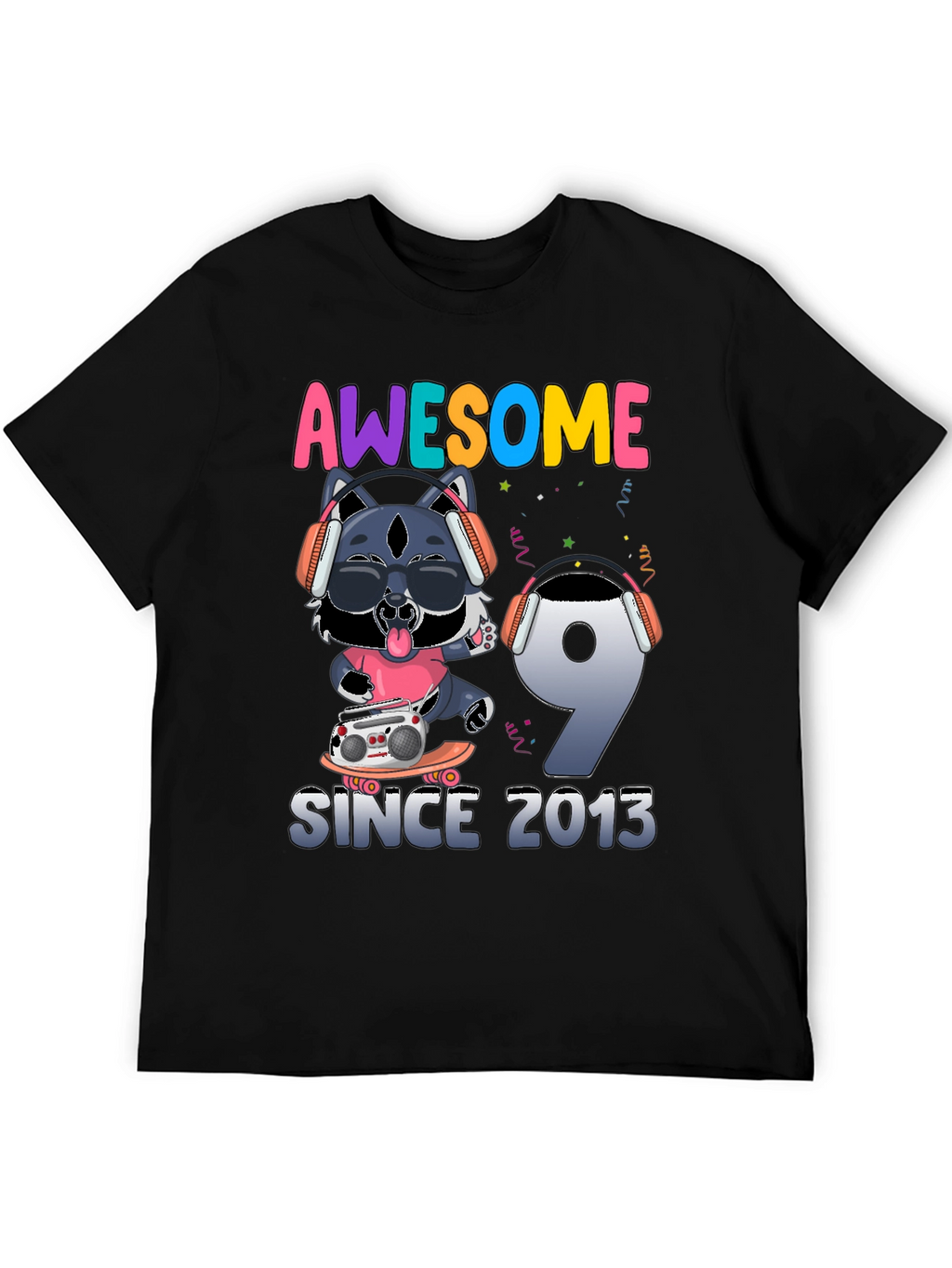 Awesome Since 2013 Birthday T-Shirt