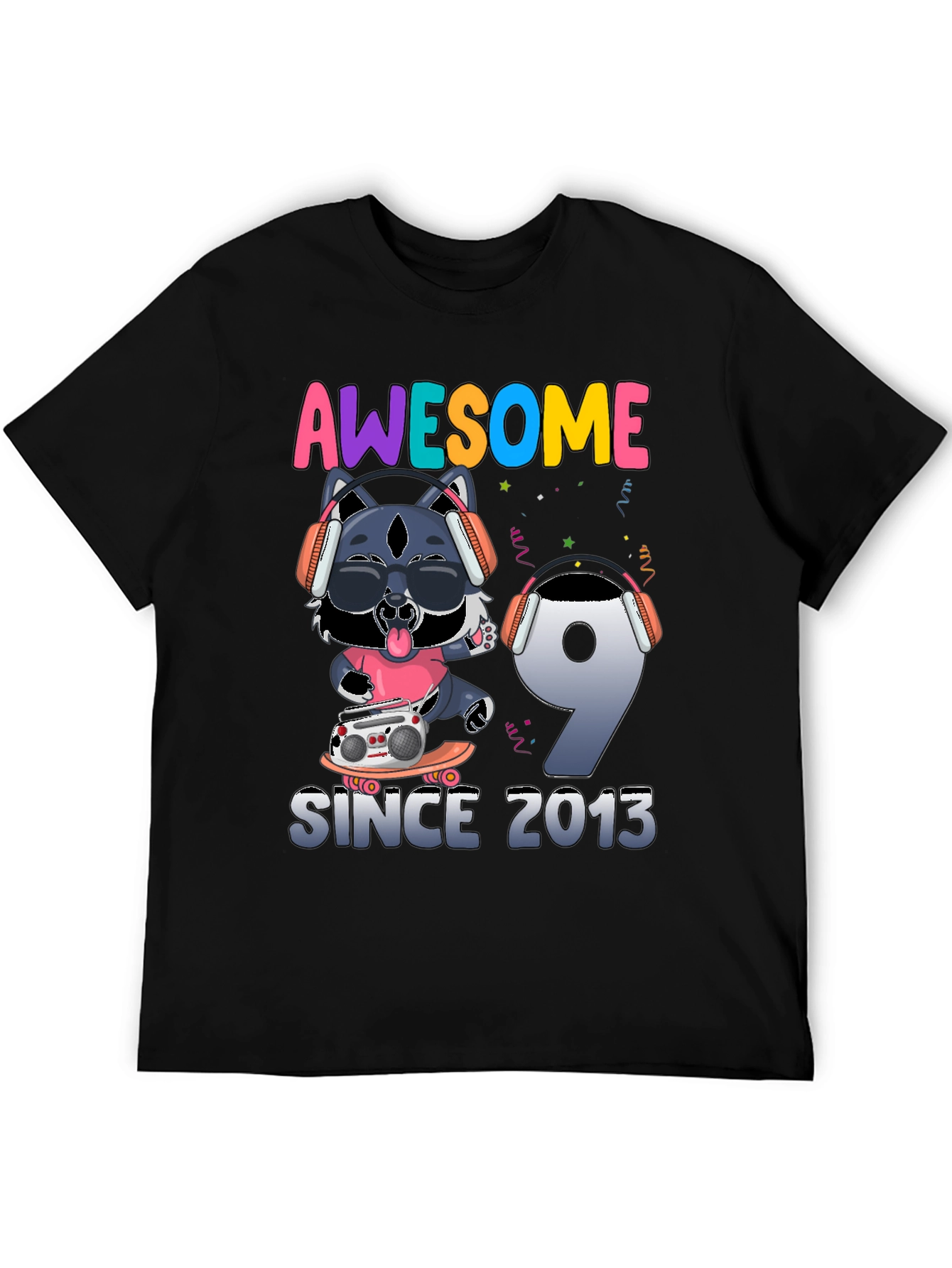 Awesome Since 2013 Birthday T-Shirt