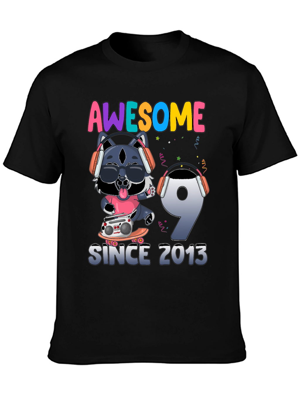 Awesome Since 2013 Birthday T-Shirt