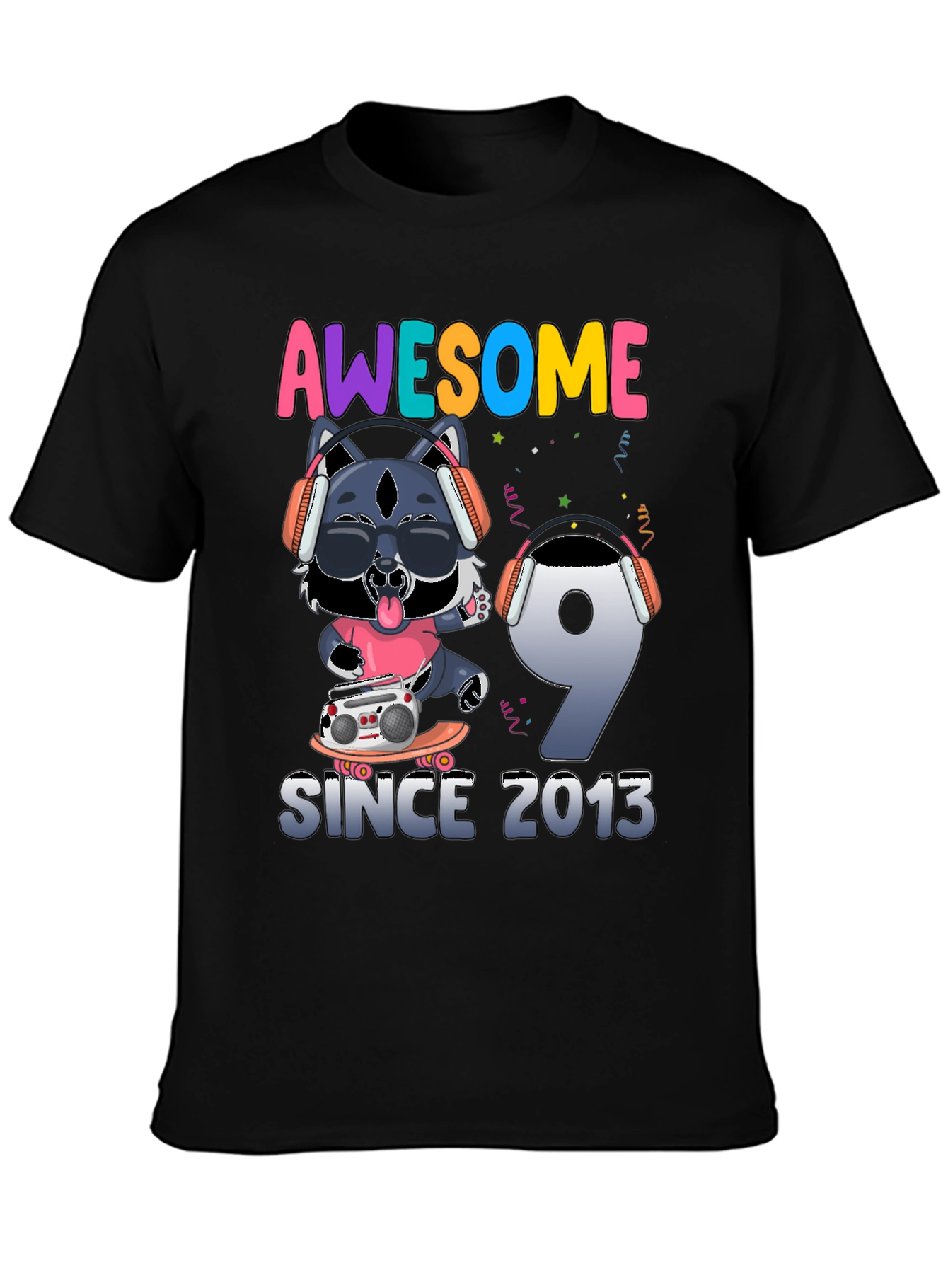 Awesome Since 2013 Birthday T-Shirt