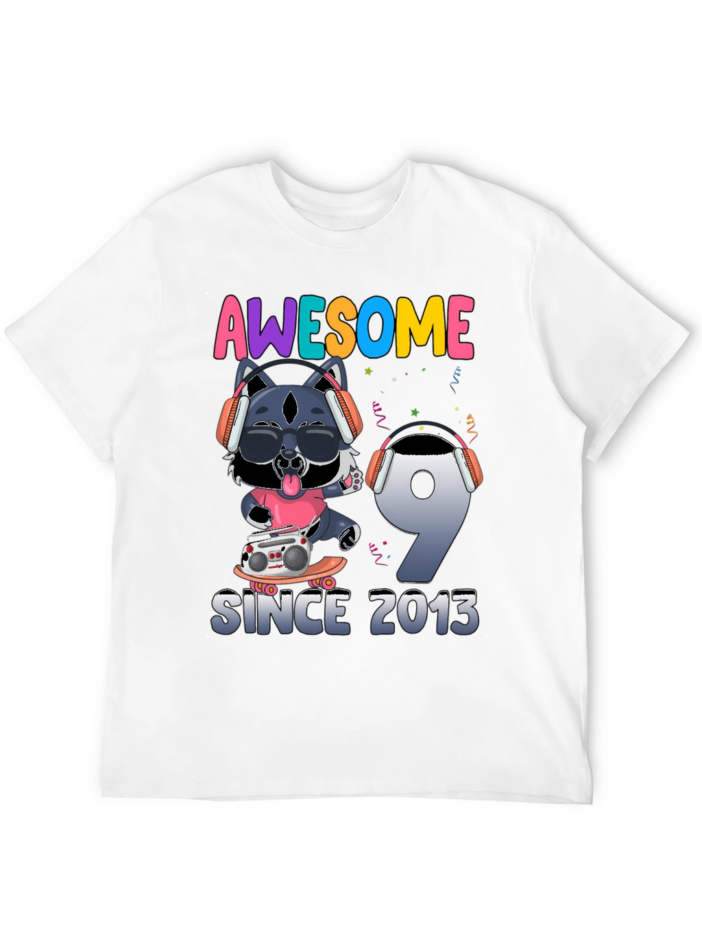 Awesome Since 2013 Birthday T-Shirt