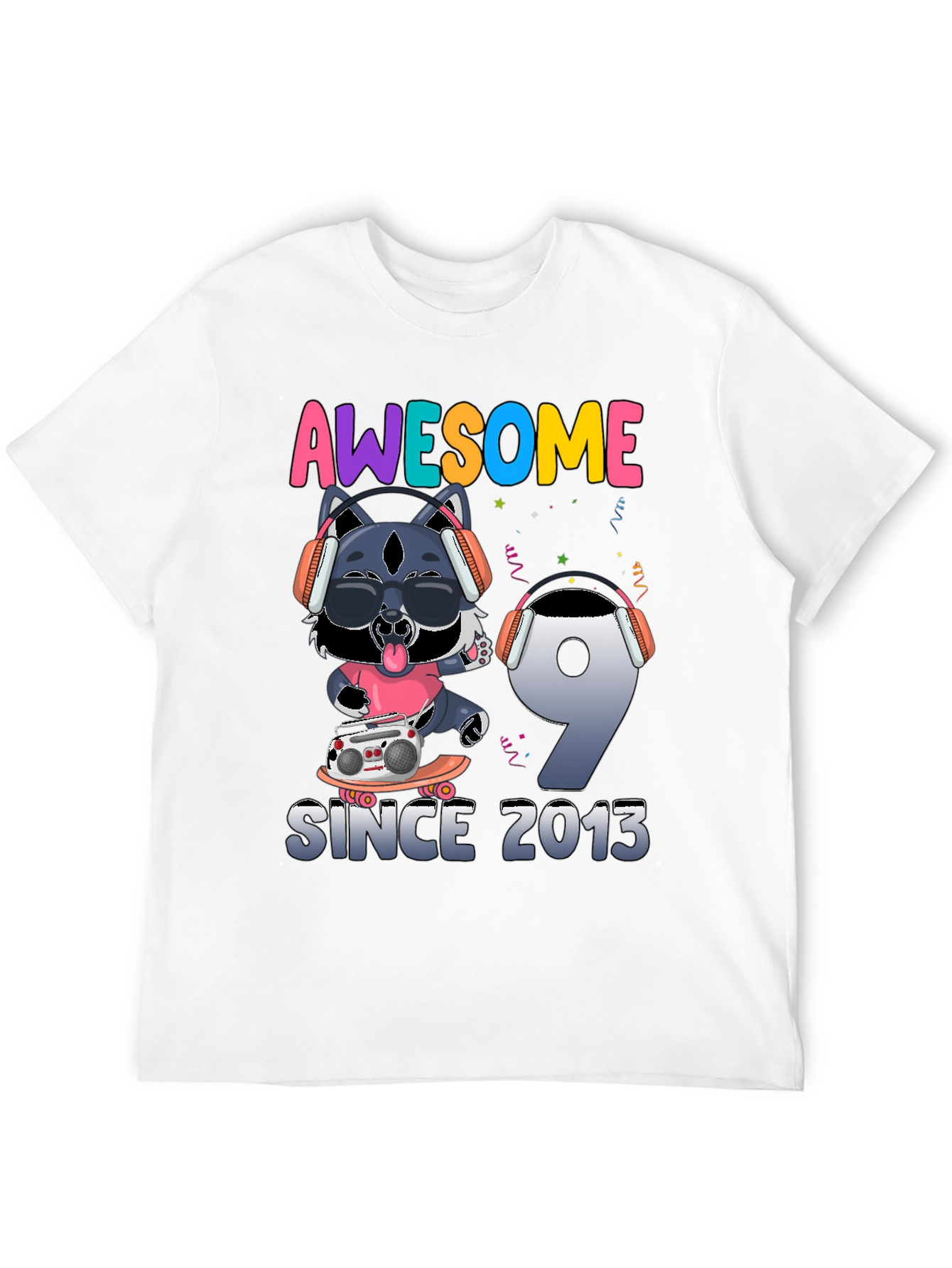 Awesome Since 2013 Birthday T-Shirt