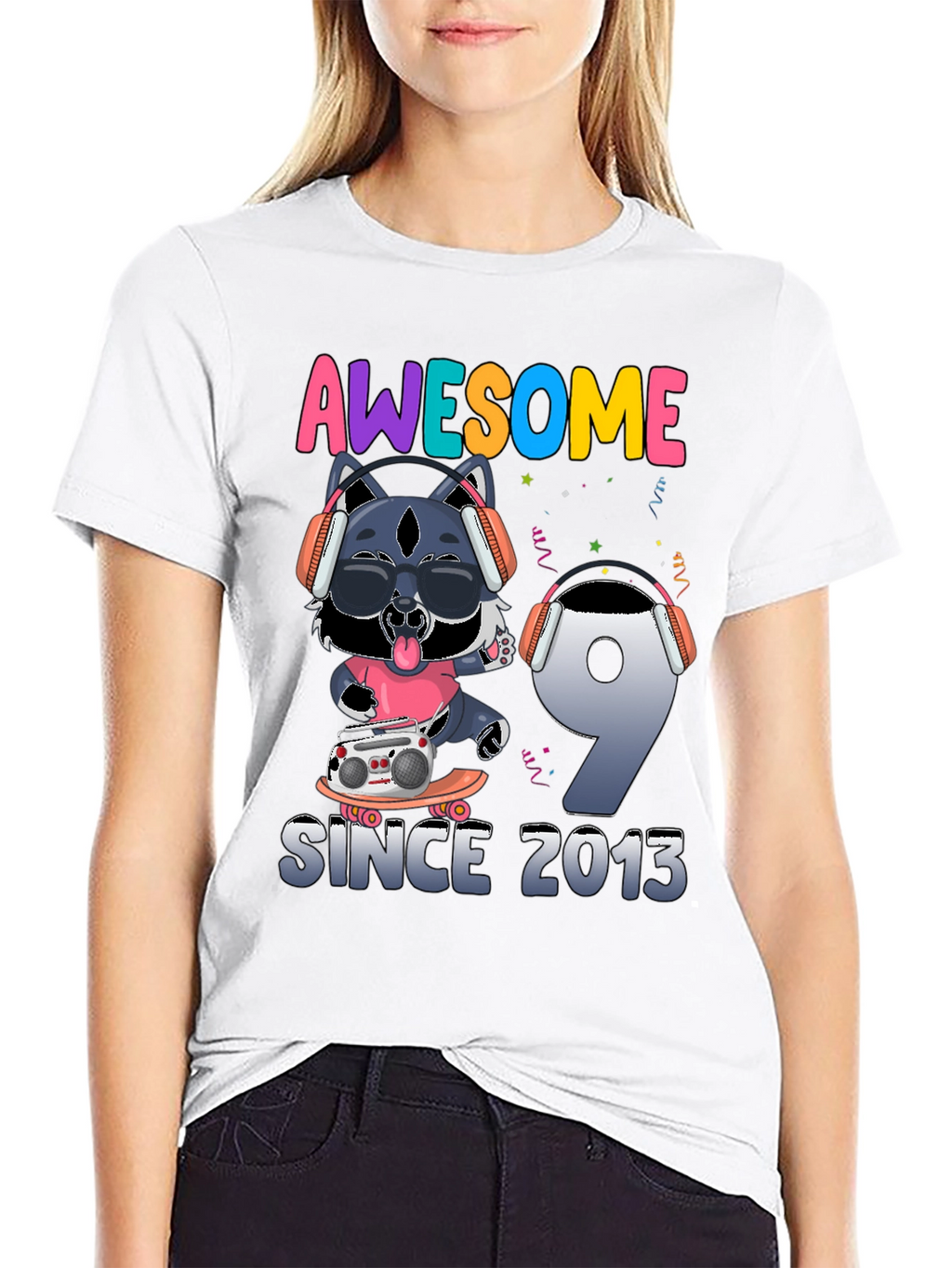 Awesome Since 2013 Birthday T-Shirt