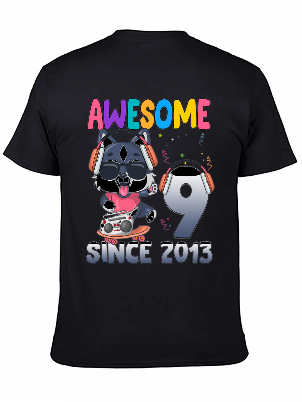 Awesome Since 2013 Birthday T-Shirt
