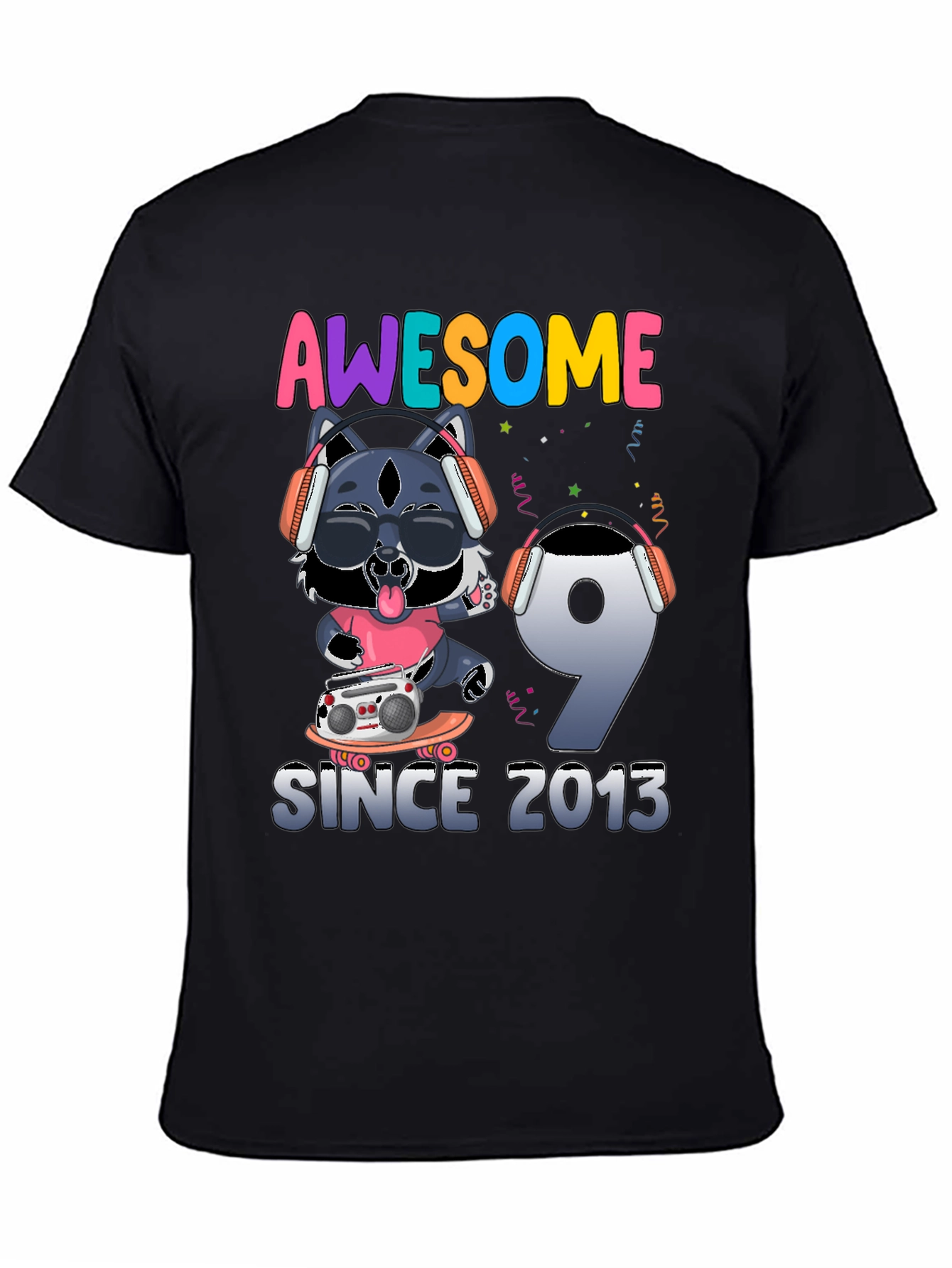 Awesome Since 2013 Birthday T-Shirt