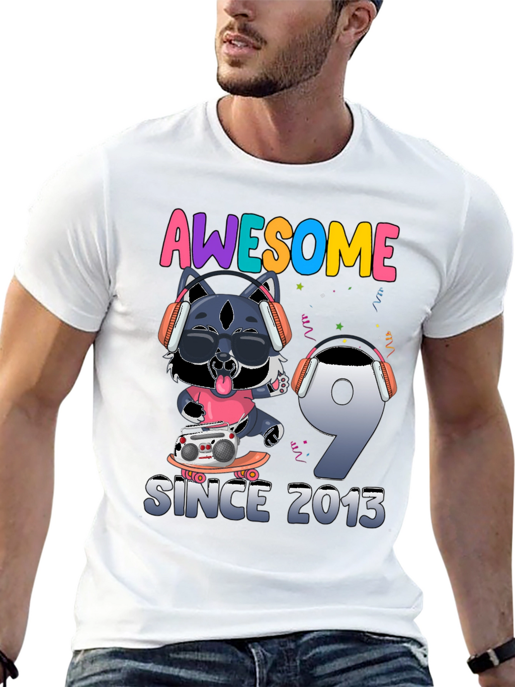 Awesome Since 2013 Birthday T-Shirt
