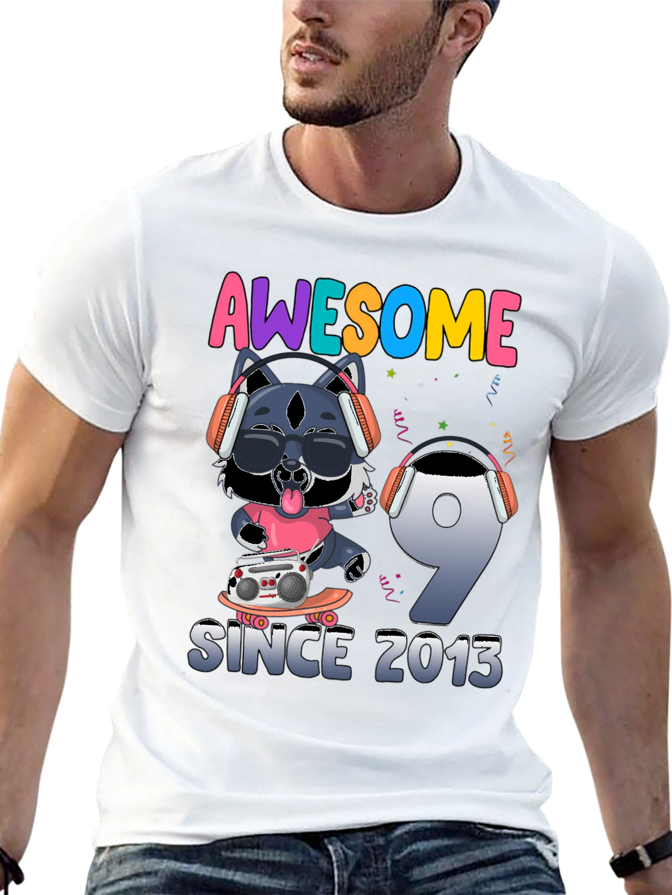 Awesome Since 2013 Birthday T-Shirt