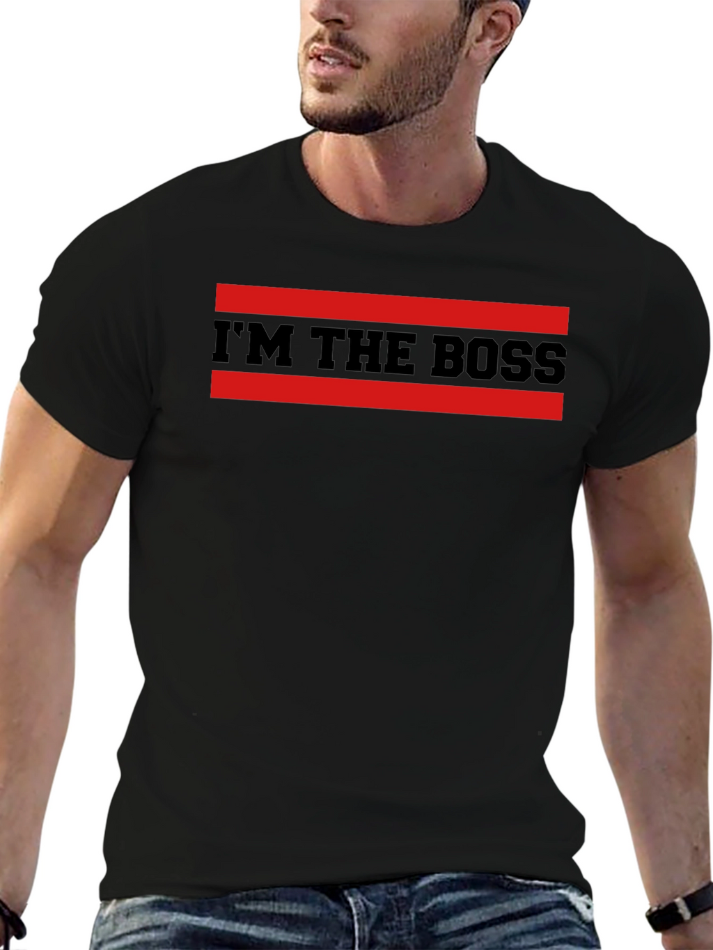 Im The Boss Graphic T-Shirt - Bold Statement Tee