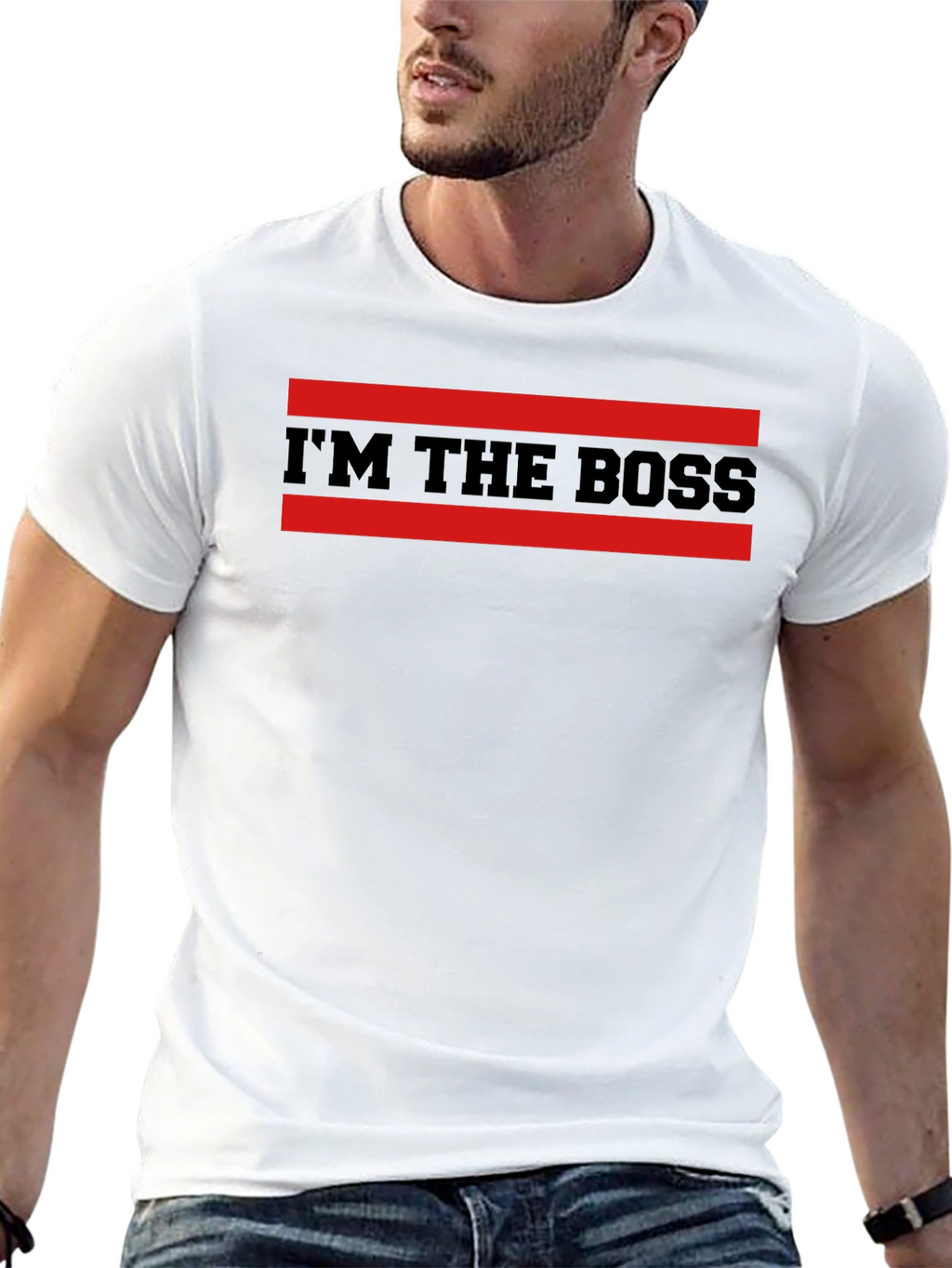 Im The Boss Graphic T-Shirt - Bold Statement Tee