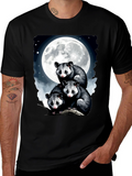 Opossum Moon Graphic Tee | Mens Black T-Shirt