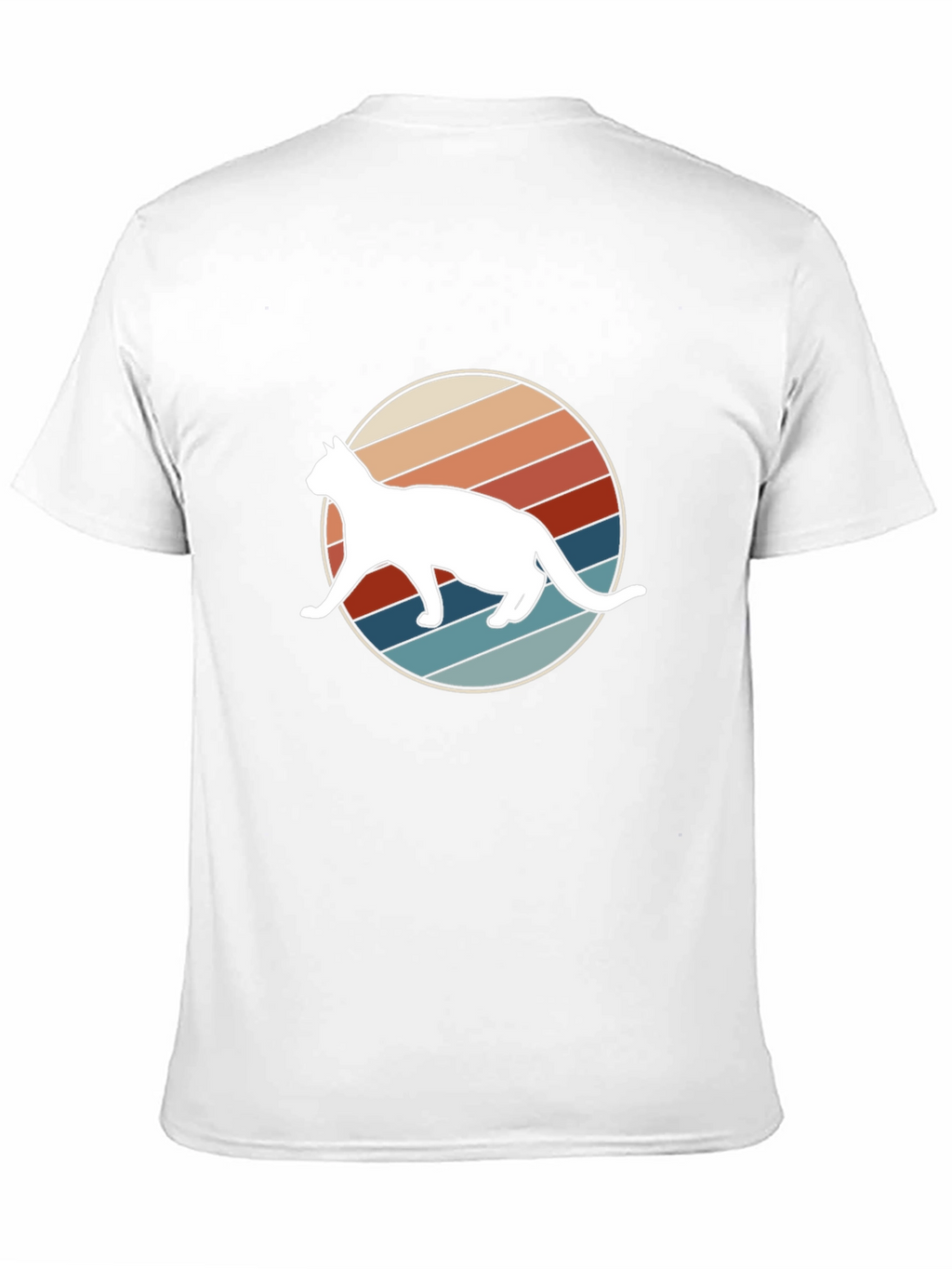 Retro Cat Graphic Tee - Cool Cat Lover Shirt