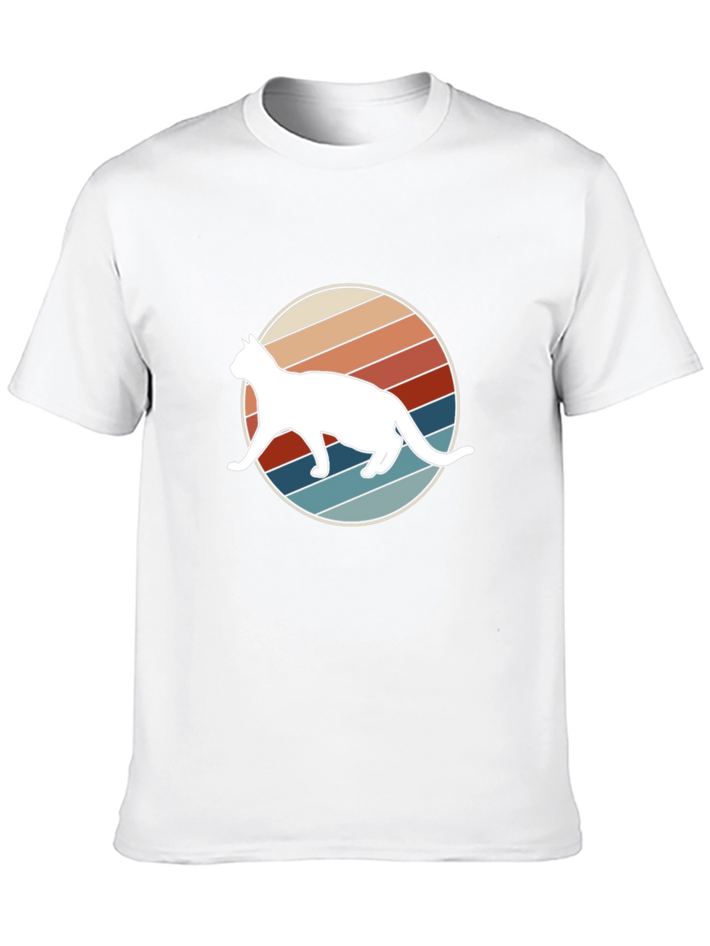 Retro Cat Graphic Tee - Cool Cat Lover Shirt