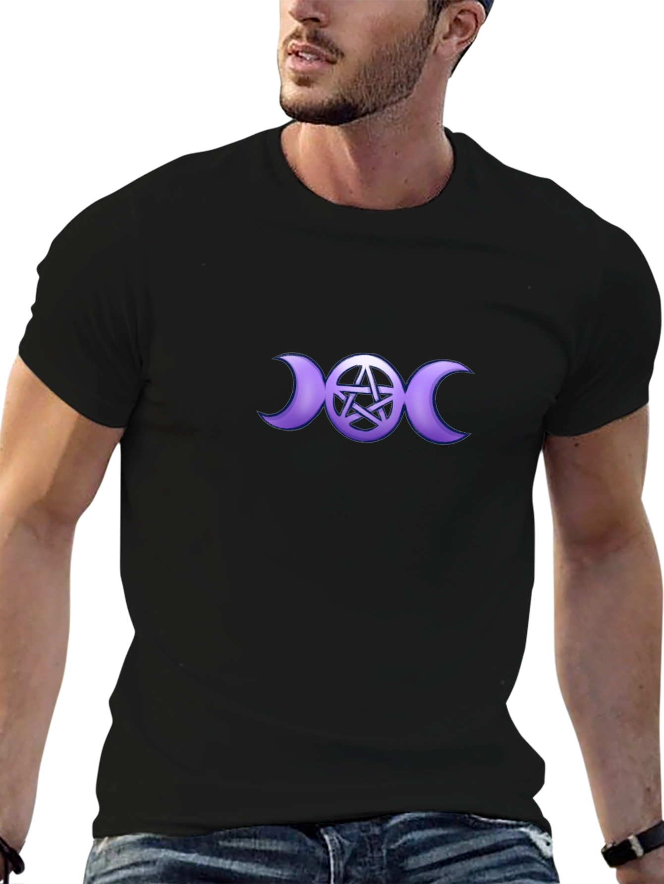 Triple Moon Goddess Pentacle T-Shirt