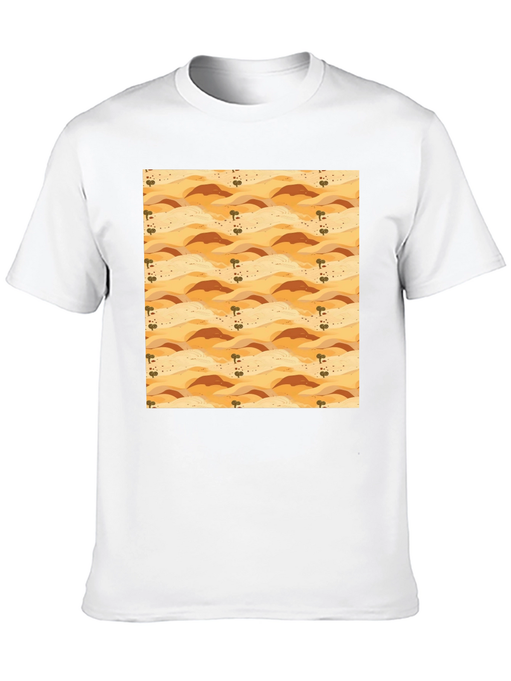 Desert Landscape Print T-Shirt
