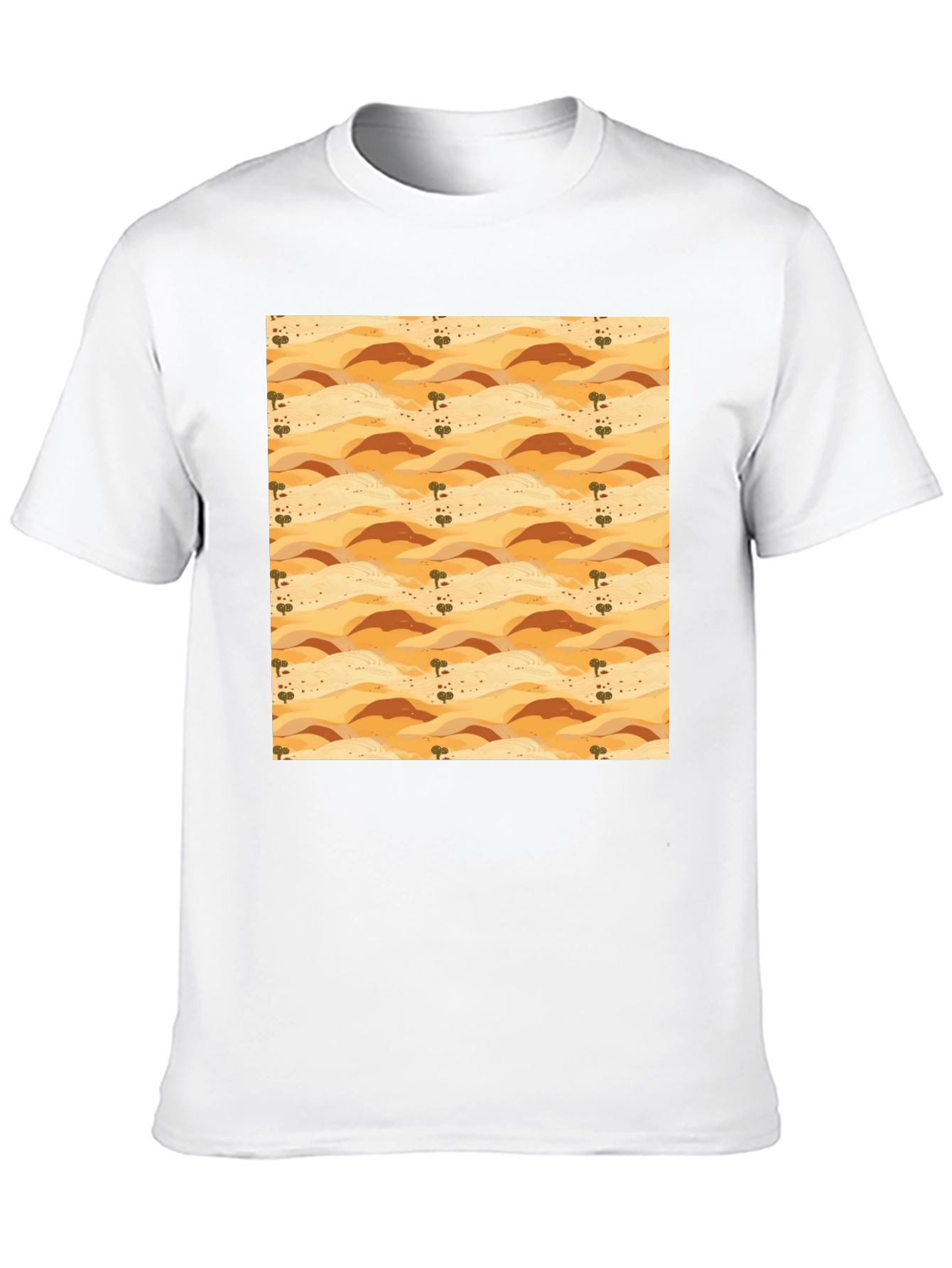 Desert Landscape Print T-Shirt