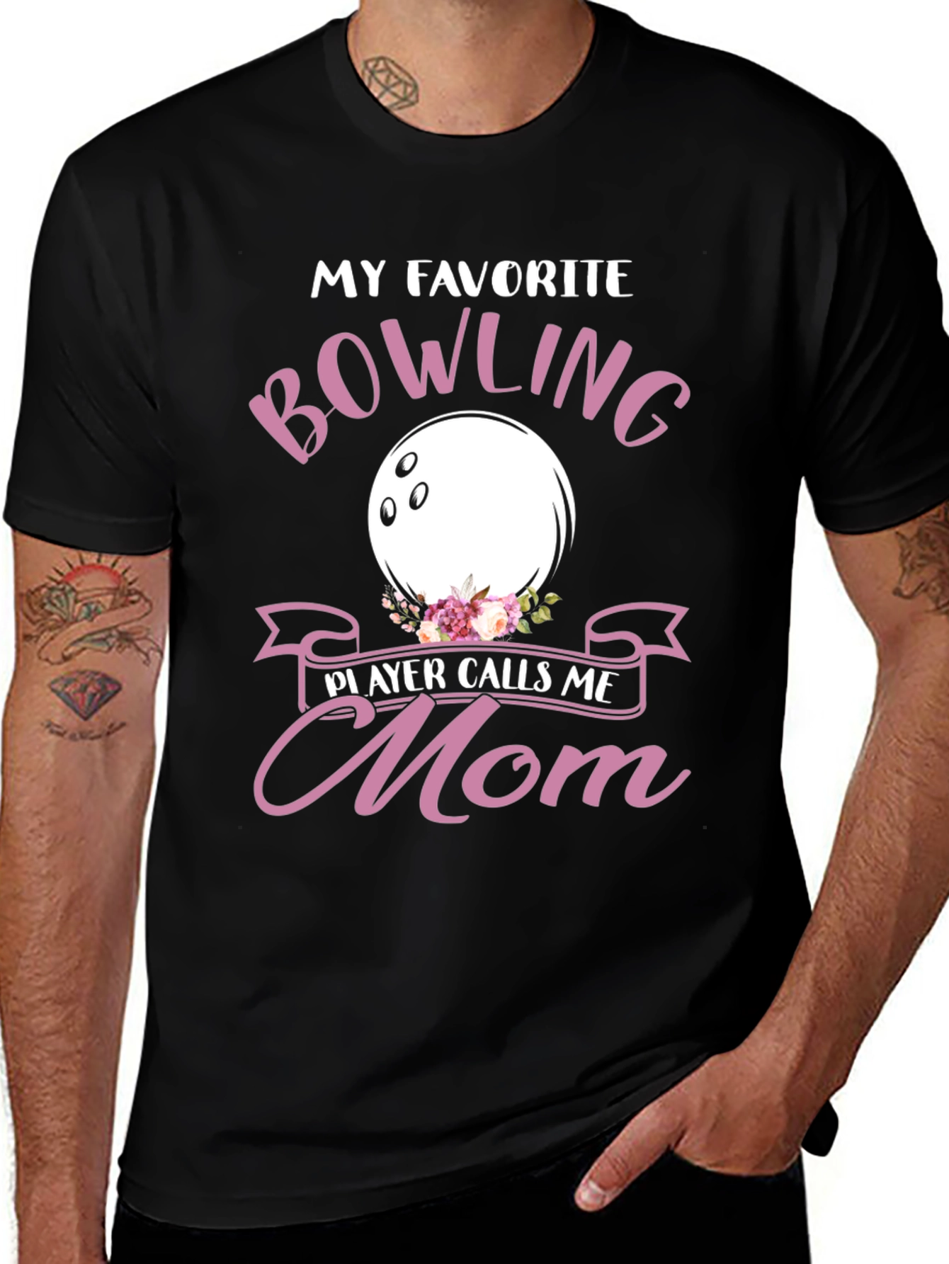 My Favorite Bowling Player Calls Me Mom T-Shirt