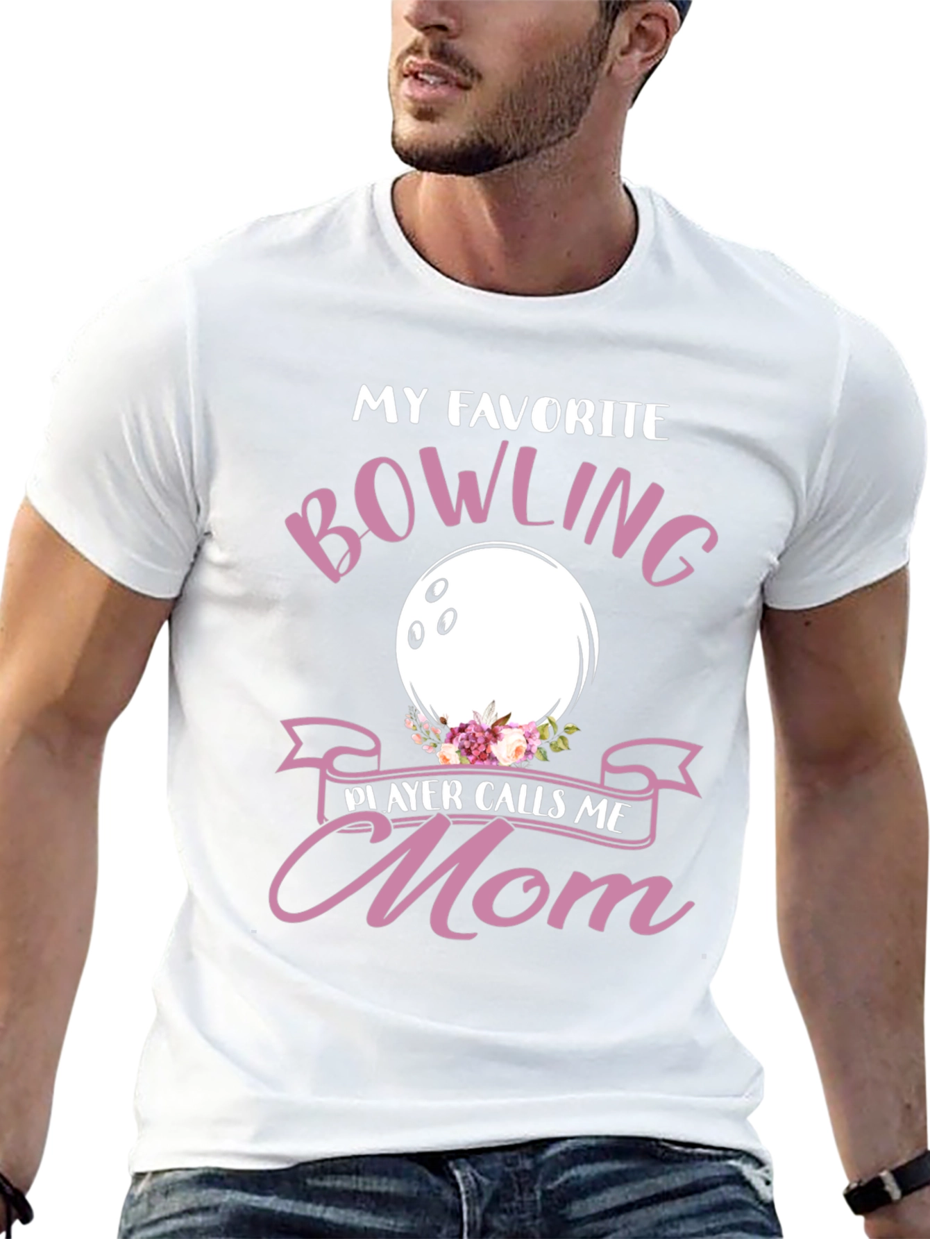 My Favorite Bowling Player Calls Me Mom T-Shirt