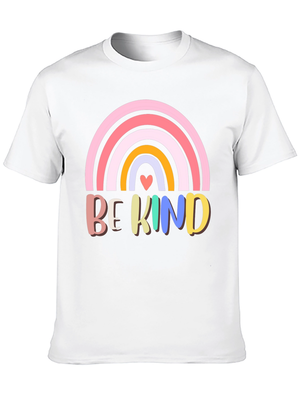 Be Kind Rainbow Graphic T-Shirt