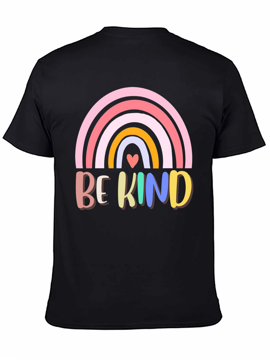 Be Kind Rainbow Graphic T-Shirt