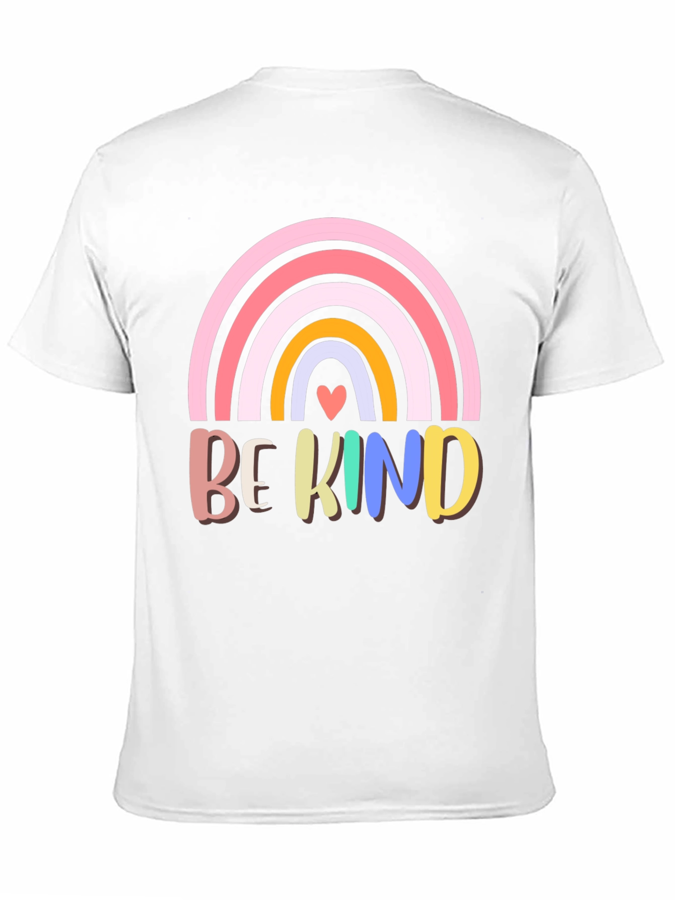 Be Kind Rainbow Graphic T-Shirt