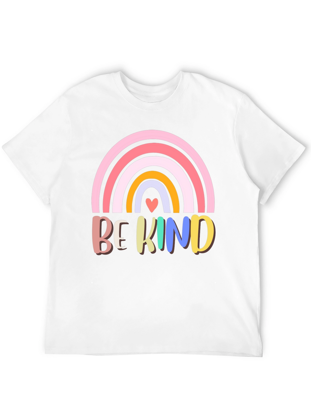 Be Kind Rainbow Graphic T-Shirt