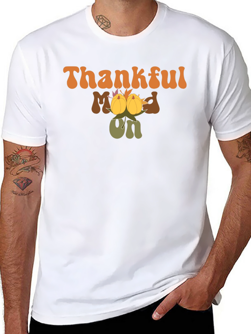Thankful Mood On Graphic Tee
