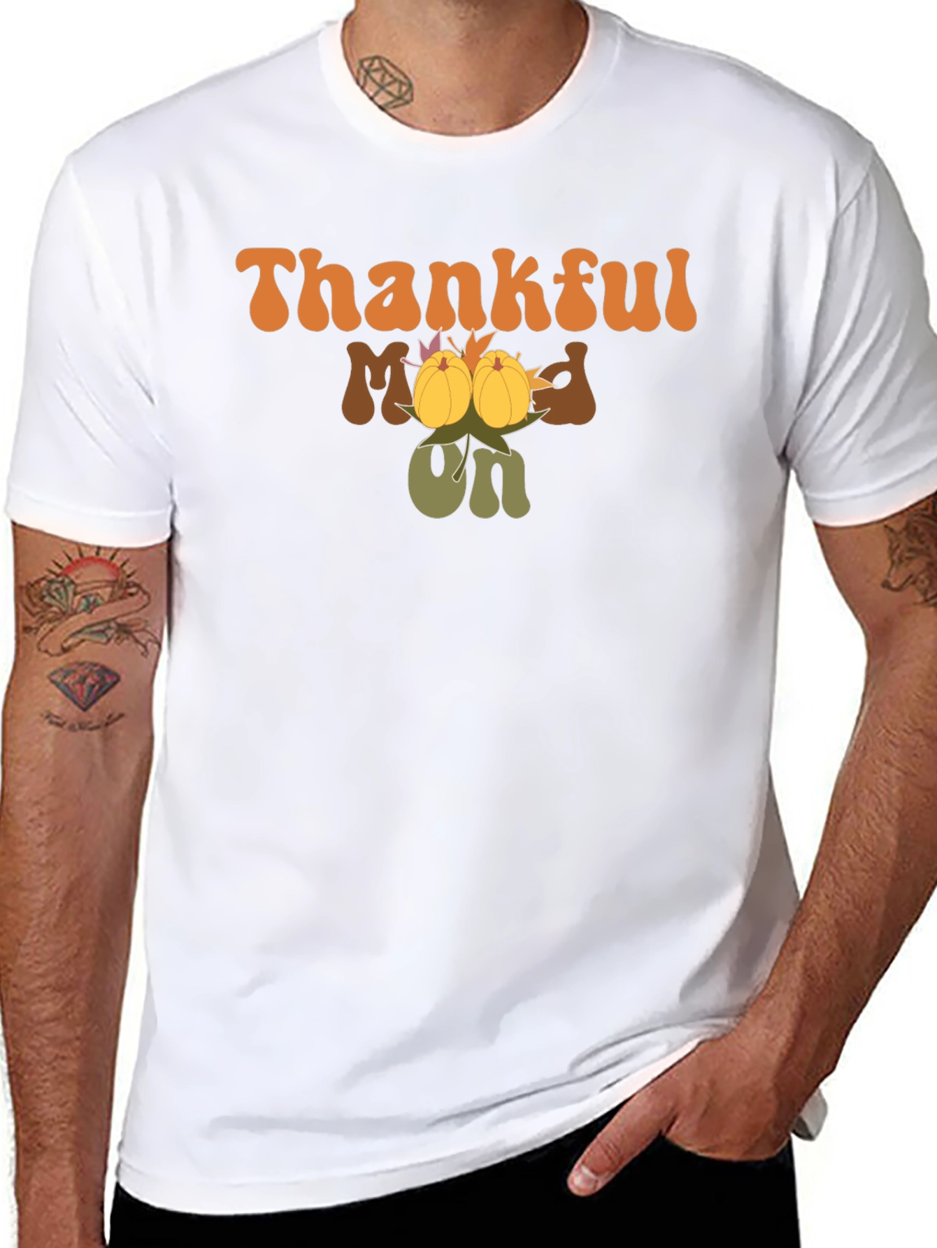 Thankful Mood On Graphic Tee