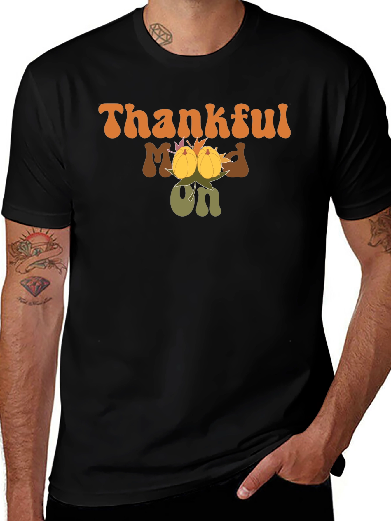 Thankful Mood On Graphic Tee