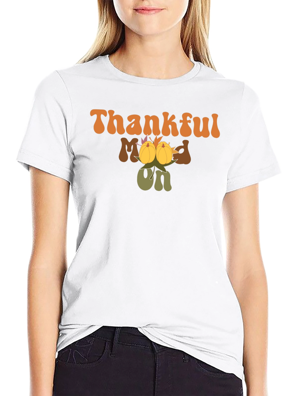 Thankful Mood On Graphic Tee
