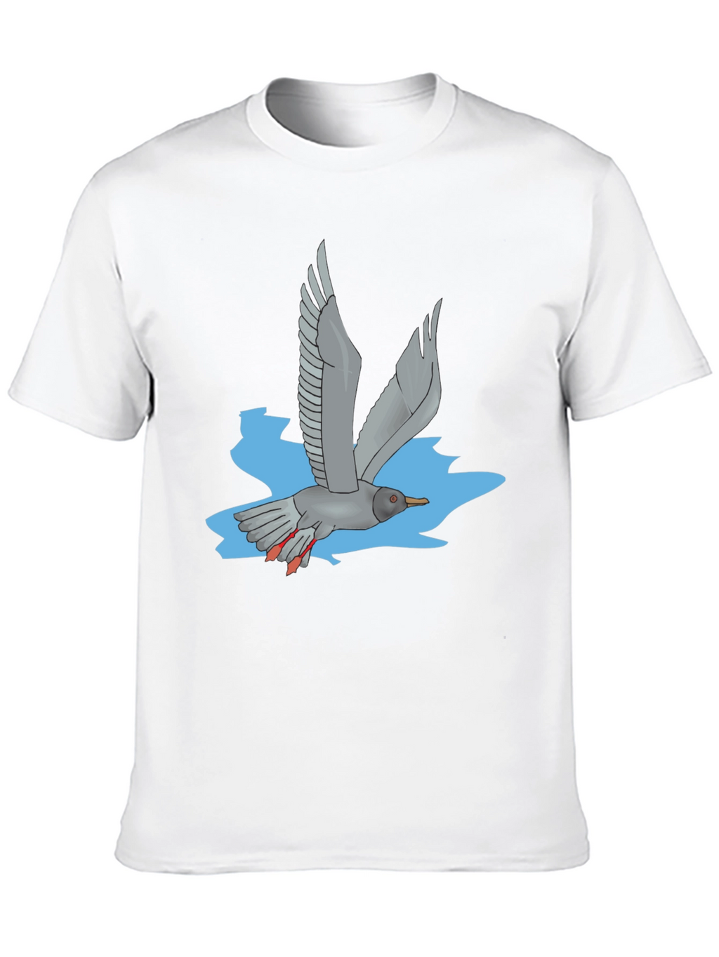 Seagull Graphic Black T-Shirt