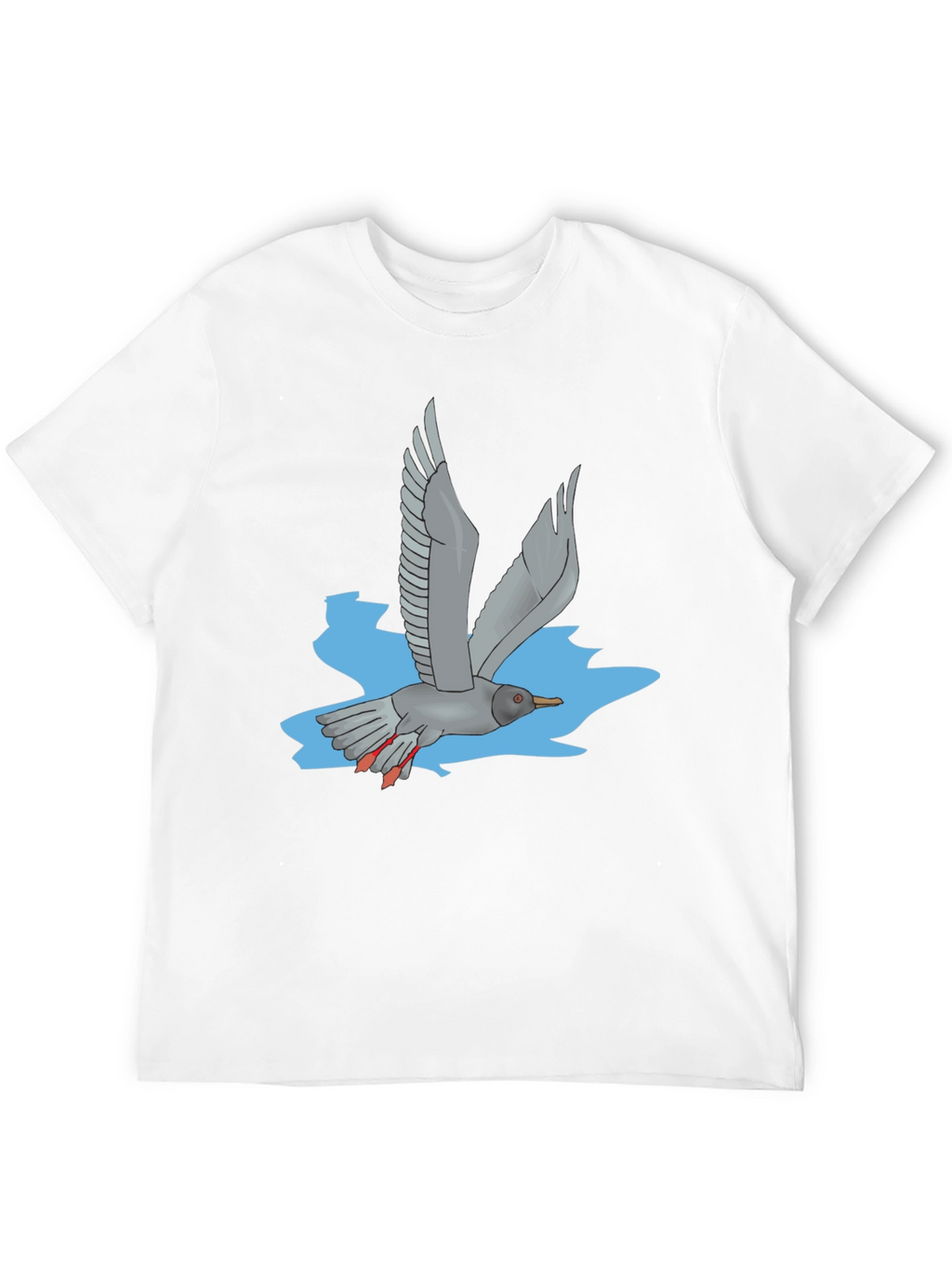 Seagull Graphic Black T-Shirt