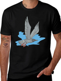 Seagull Graphic Black T-Shirt