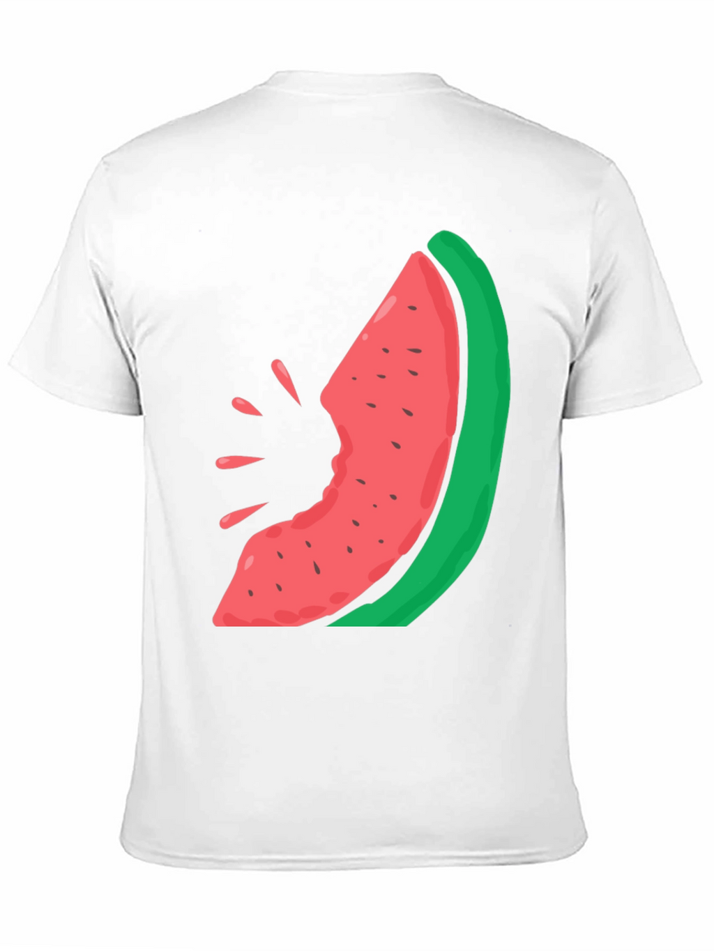 Watermelon Bite Graphic Tee - Casual Summer Style
