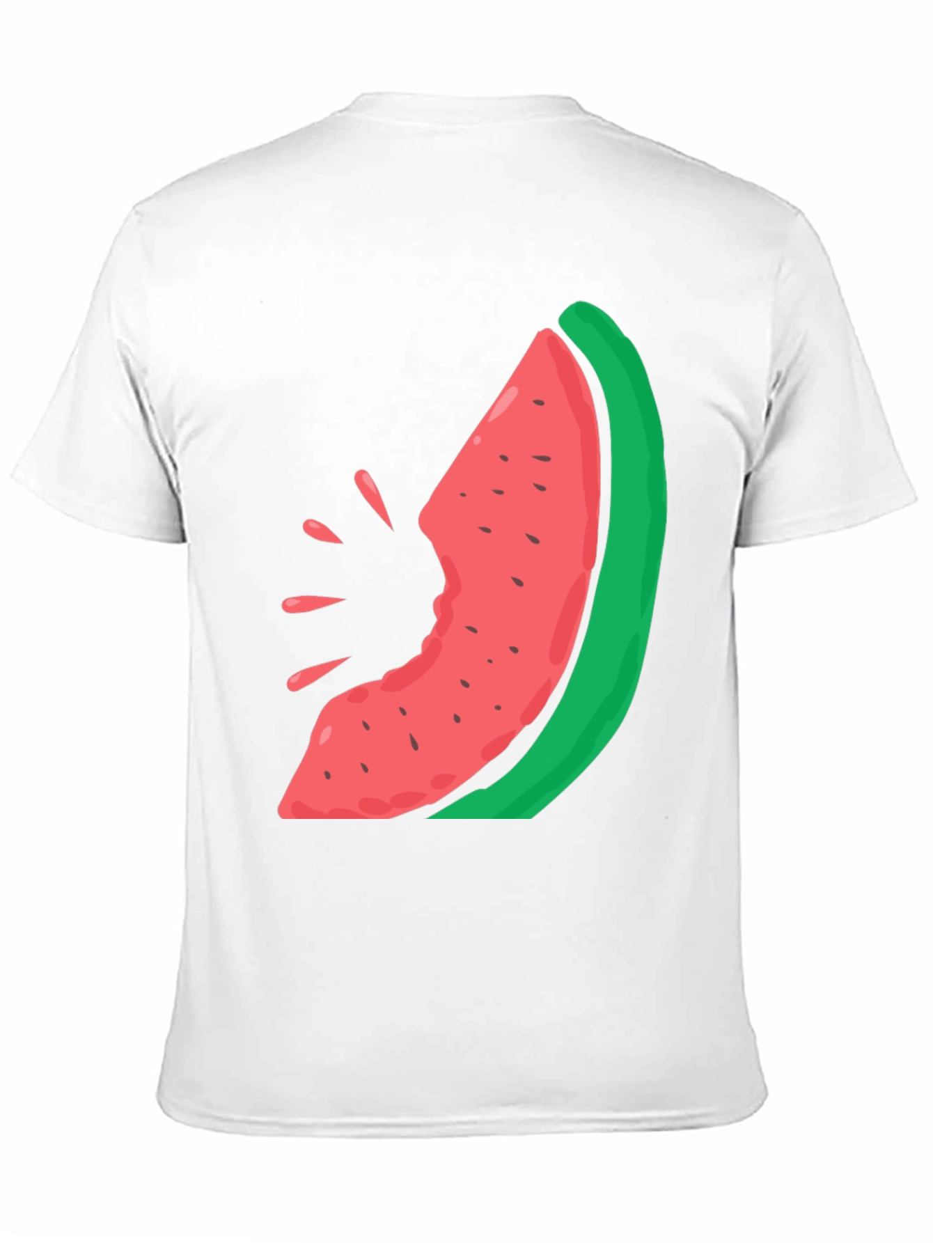 Watermelon Bite Graphic Tee - Casual Summer Style