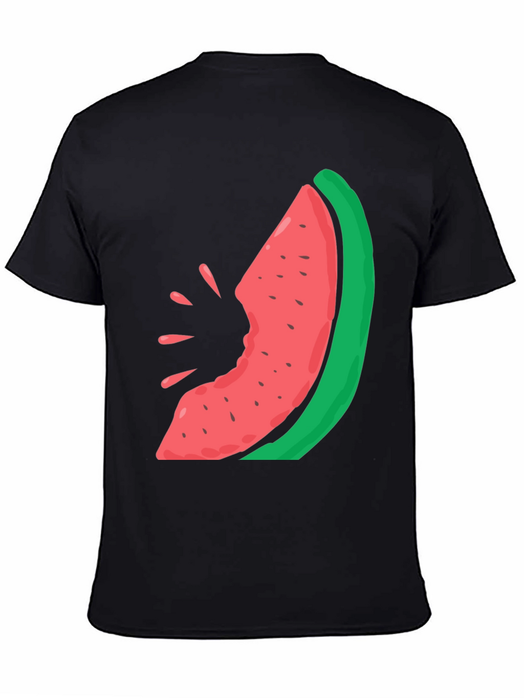 Watermelon Bite Graphic Tee - Casual Summer Style