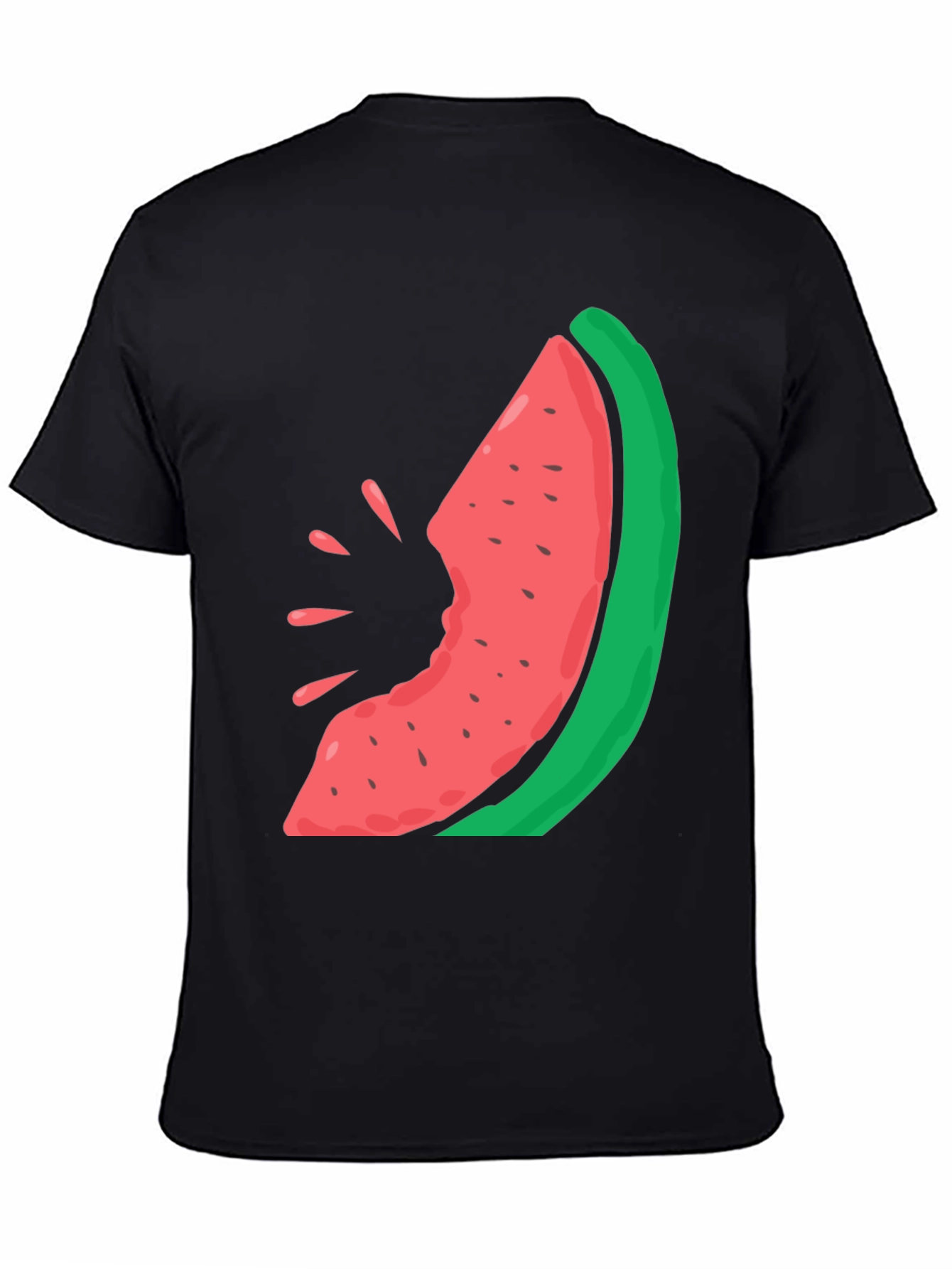 Watermelon Bite Graphic Tee - Casual Summer Style