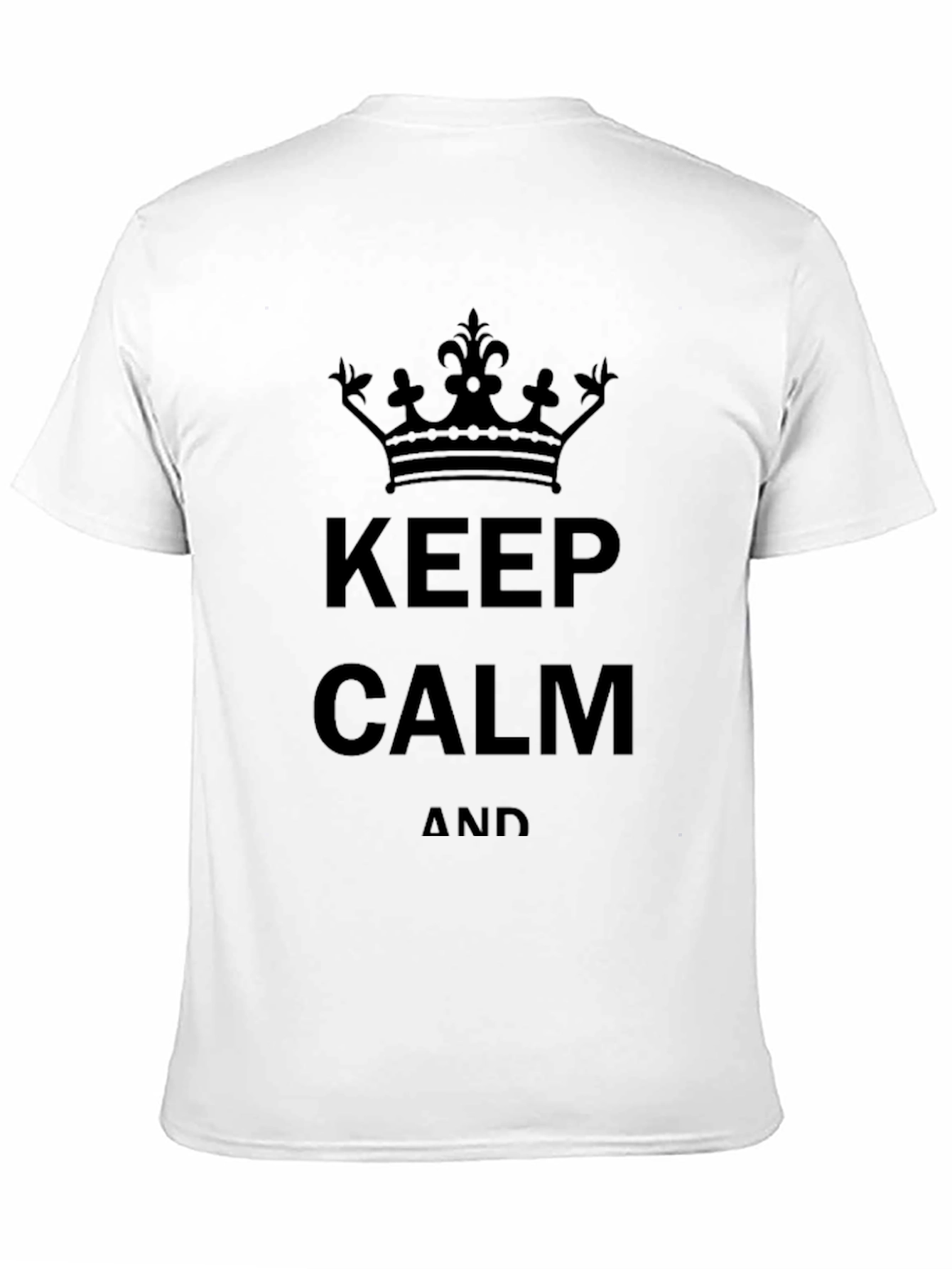 Keep Calm Graphic Tee - Stylish Comfort