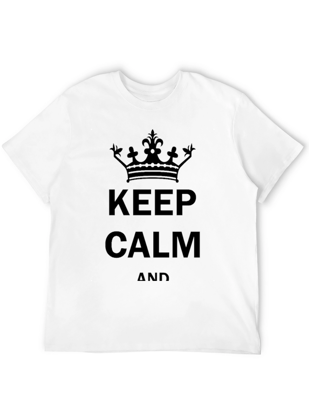 Keep Calm Graphic Tee - Stylish Comfort