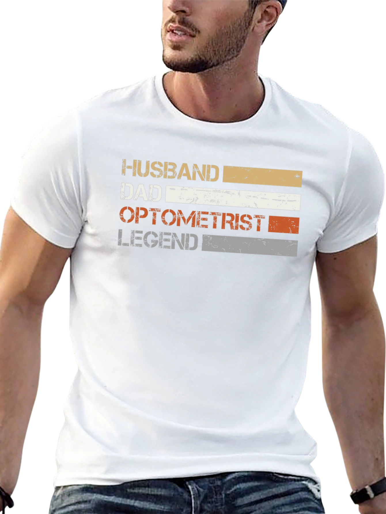 Husband Dad Optometrist Legend T-Shirt