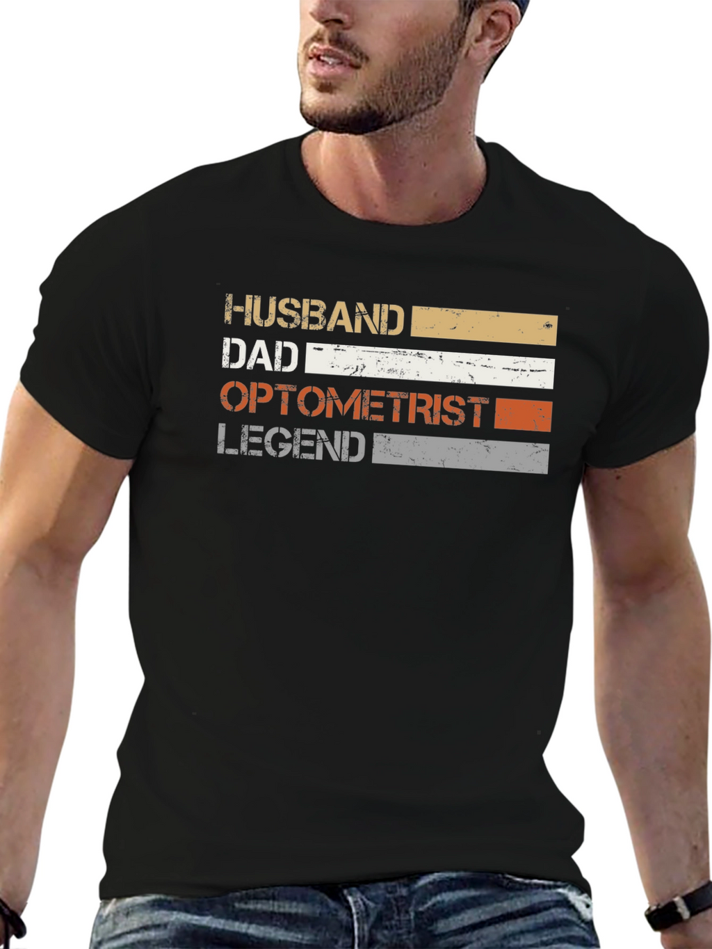 Husband Dad Optometrist Legend T-Shirt