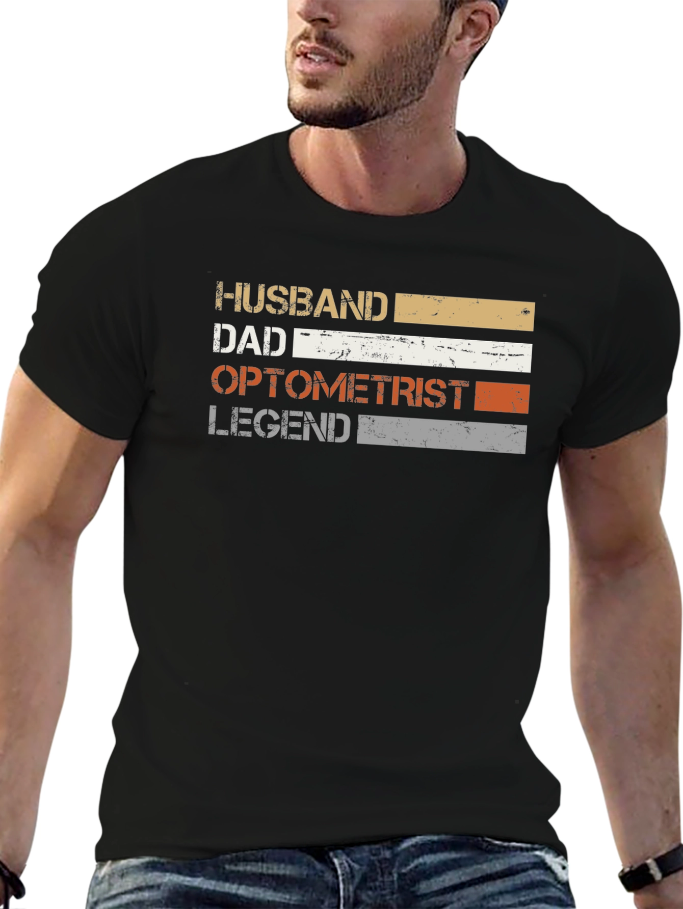 Husband Dad Optometrist Legend T-Shirt