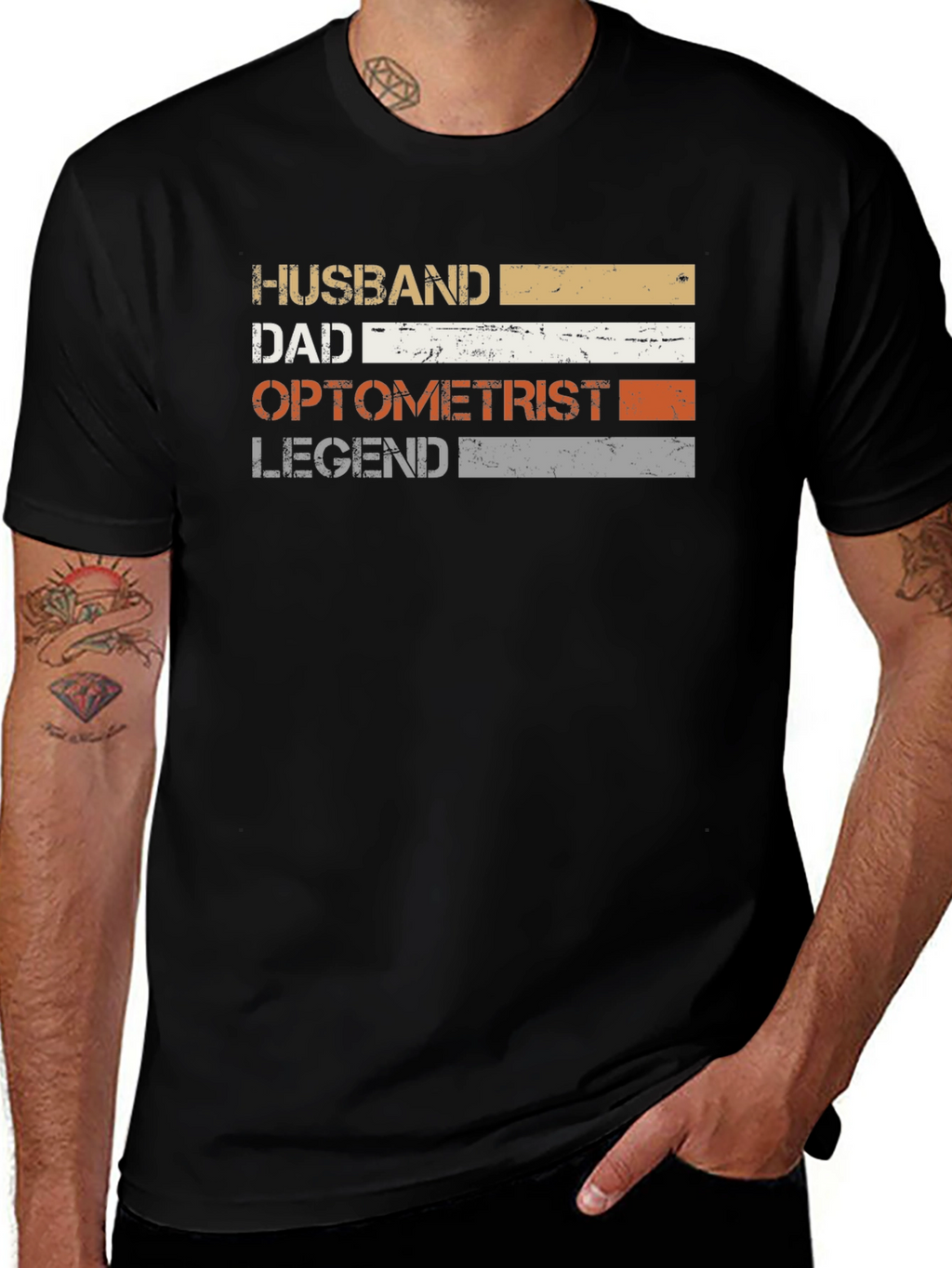 Husband Dad Optometrist Legend T-Shirt